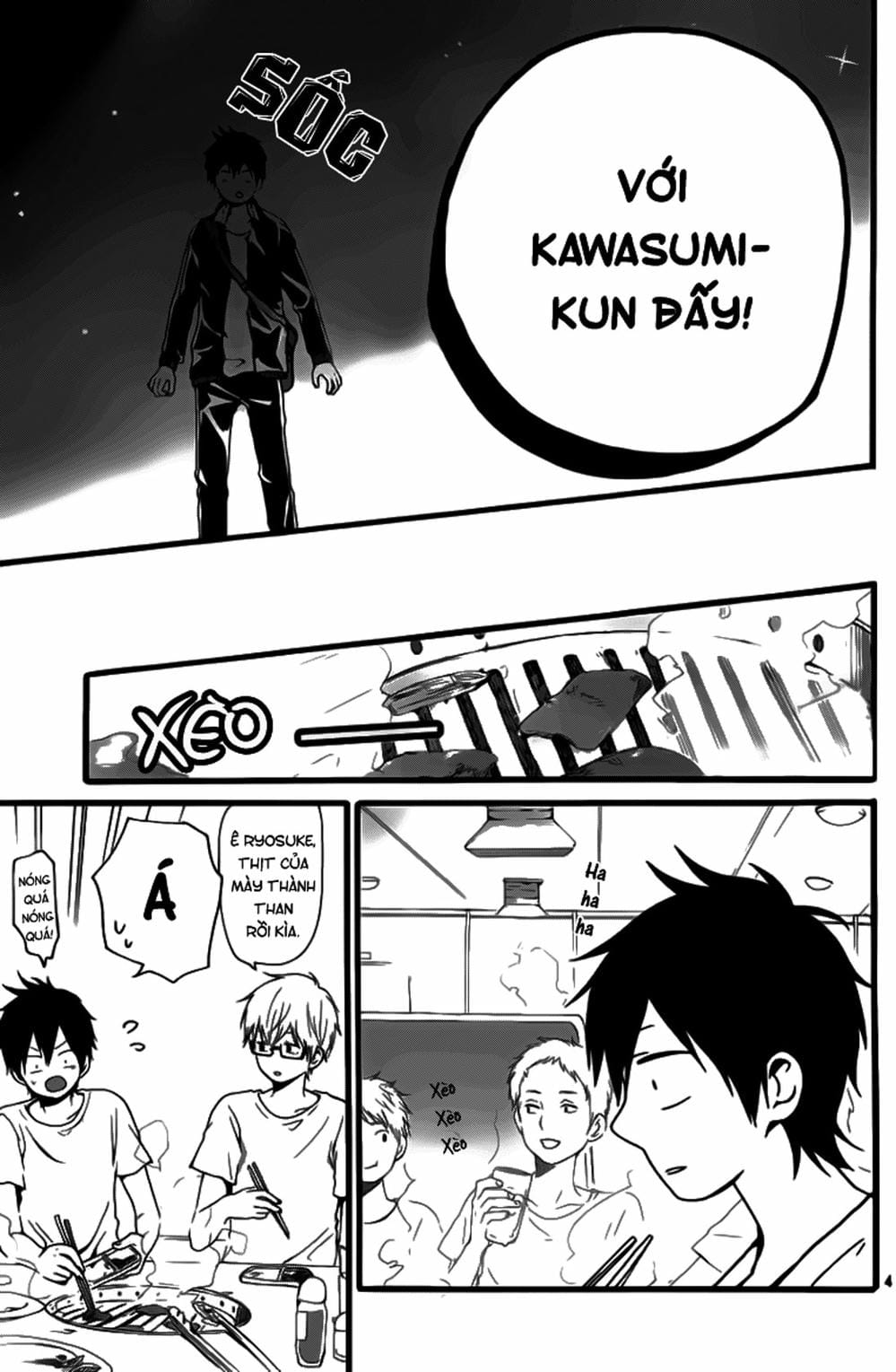 Truyện Tranh Tình Yêu Tuổi Teen Ngọt Ngào - Hibi Chouchou trang 4