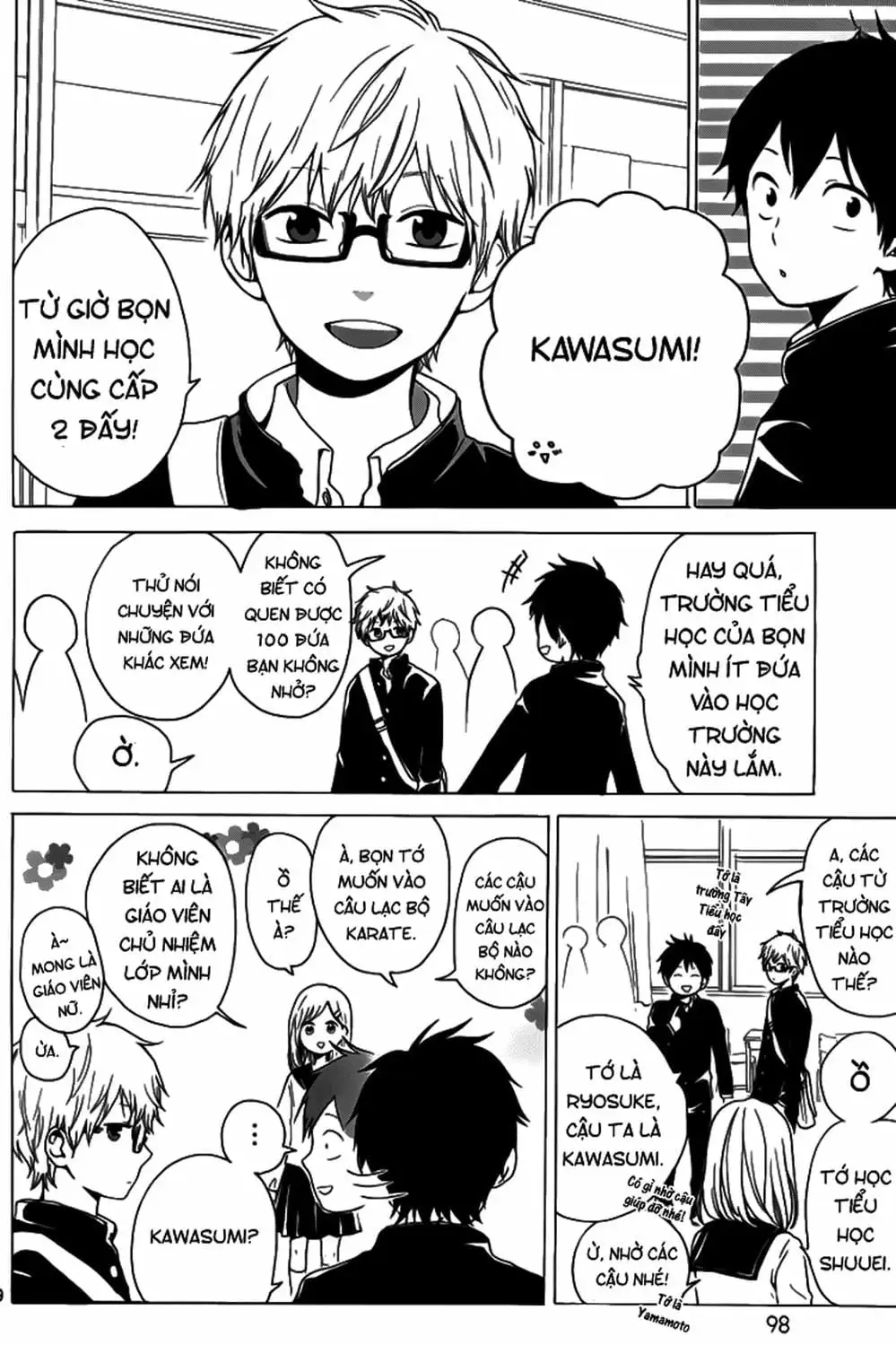 Truyện Tranh Tình Yêu Tuổi Teen Ngọt Ngào - Hibi Chouchou trang 4