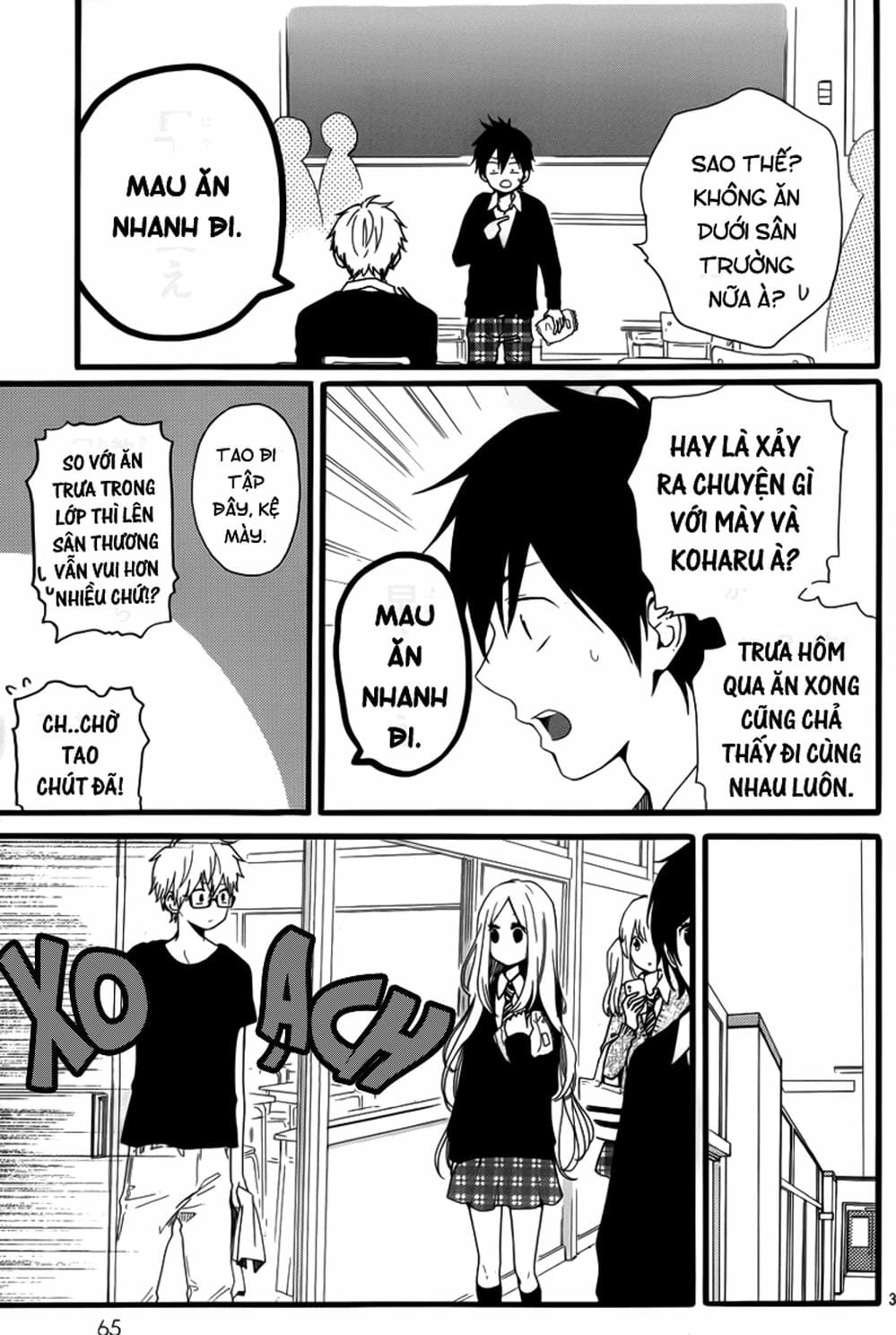 Truyện Tranh Tình Yêu Tuổi Teen Ngọt Ngào - Hibi Chouchou trang 4