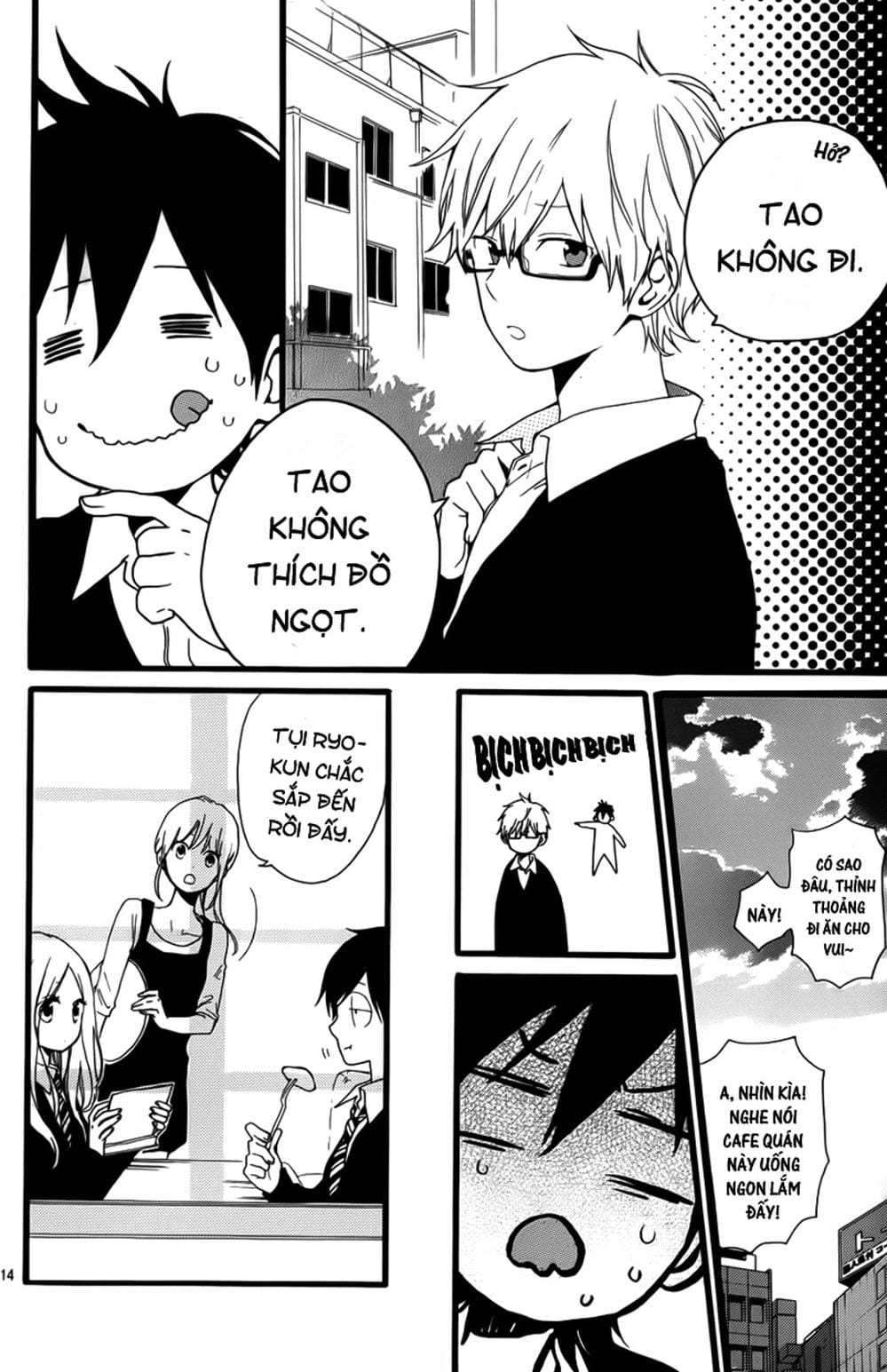 Truyện Tranh Tình Yêu Tuổi Teen Ngọt Ngào - Hibi Chouchou trang 4