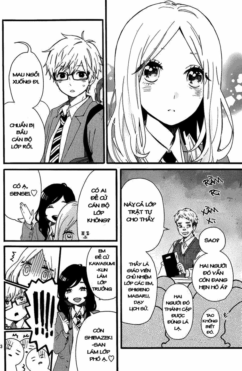 Truyện Tranh Tình Yêu Tuổi Teen Ngọt Ngào - Hibi Chouchou trang 4