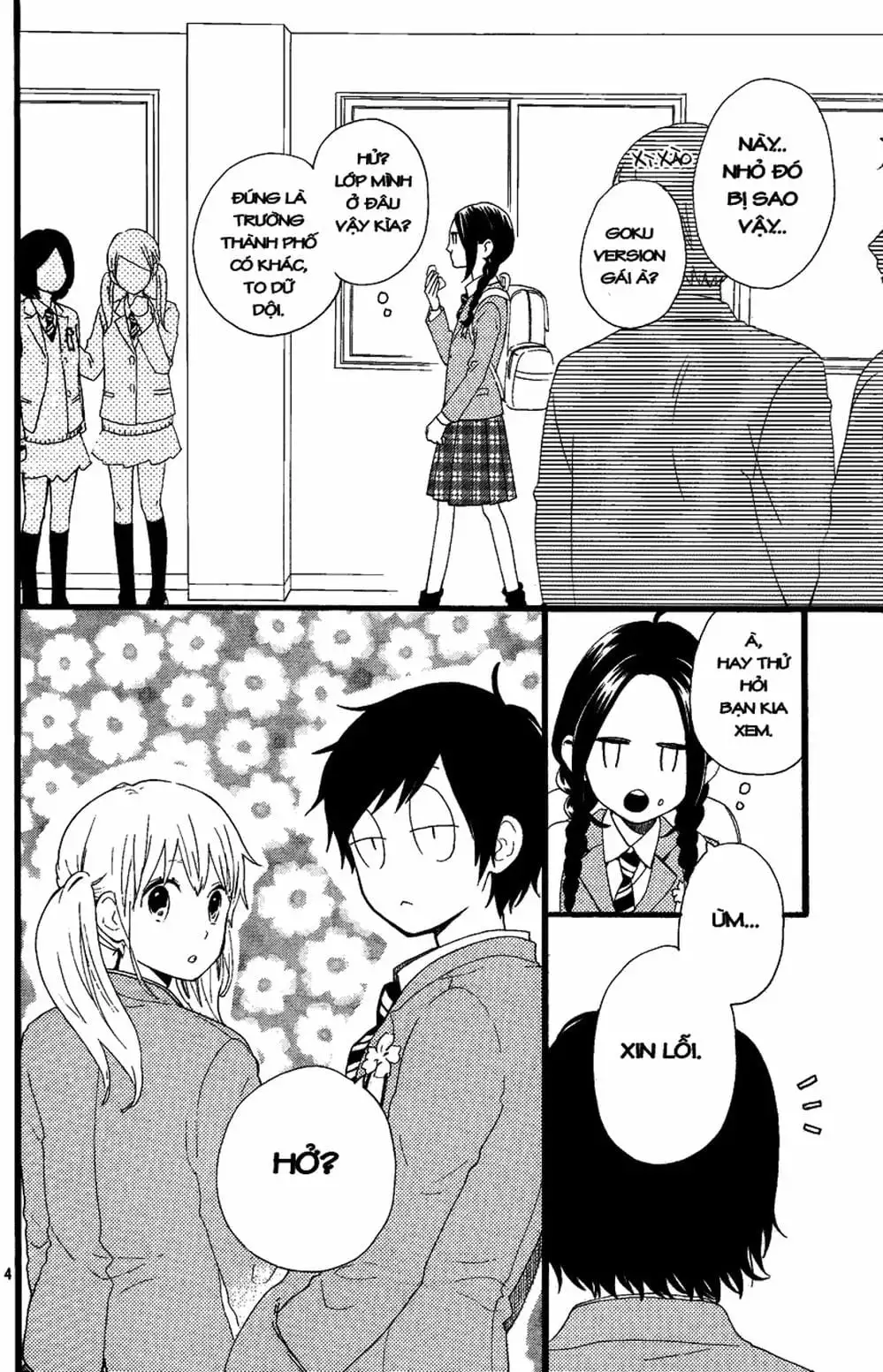 Truyện Tranh Tình Yêu Tuổi Teen Ngọt Ngào - Hibi Chouchou trang 4