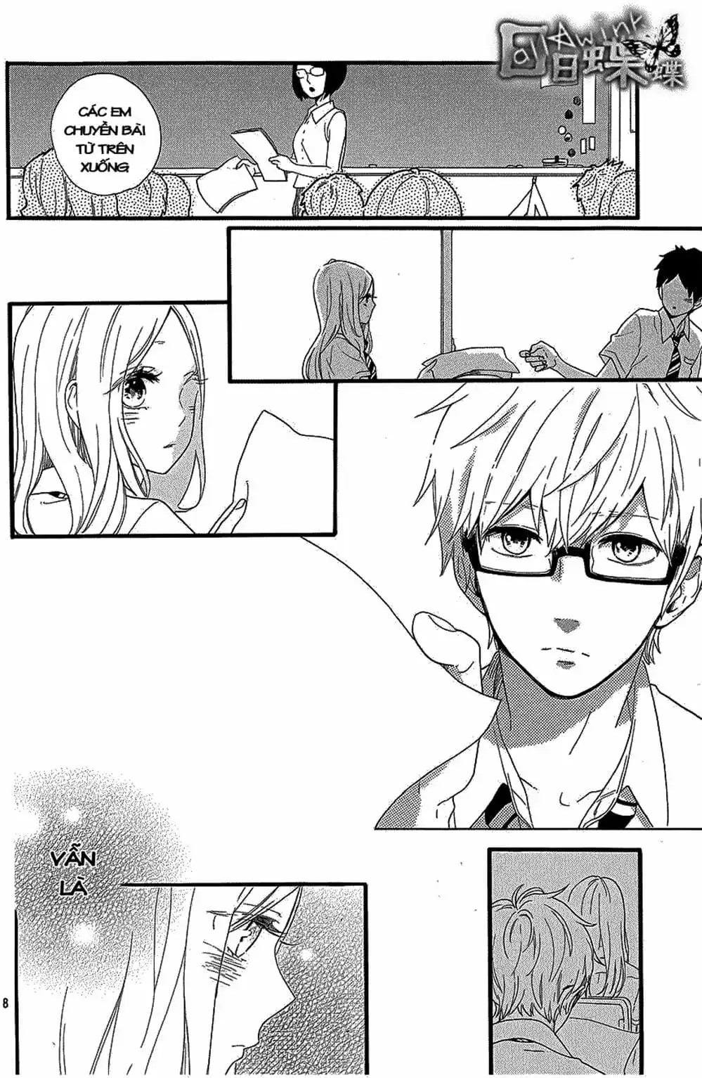 Truyện Tranh Tình Yêu Tuổi Teen Ngọt Ngào - Hibi Chouchou trang 4