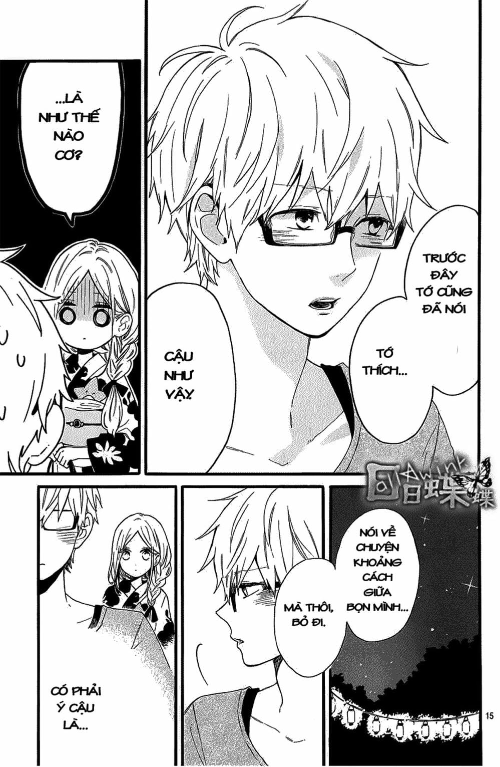 Truyện Tranh Tình Yêu Tuổi Teen Ngọt Ngào - Hibi Chouchou trang 4