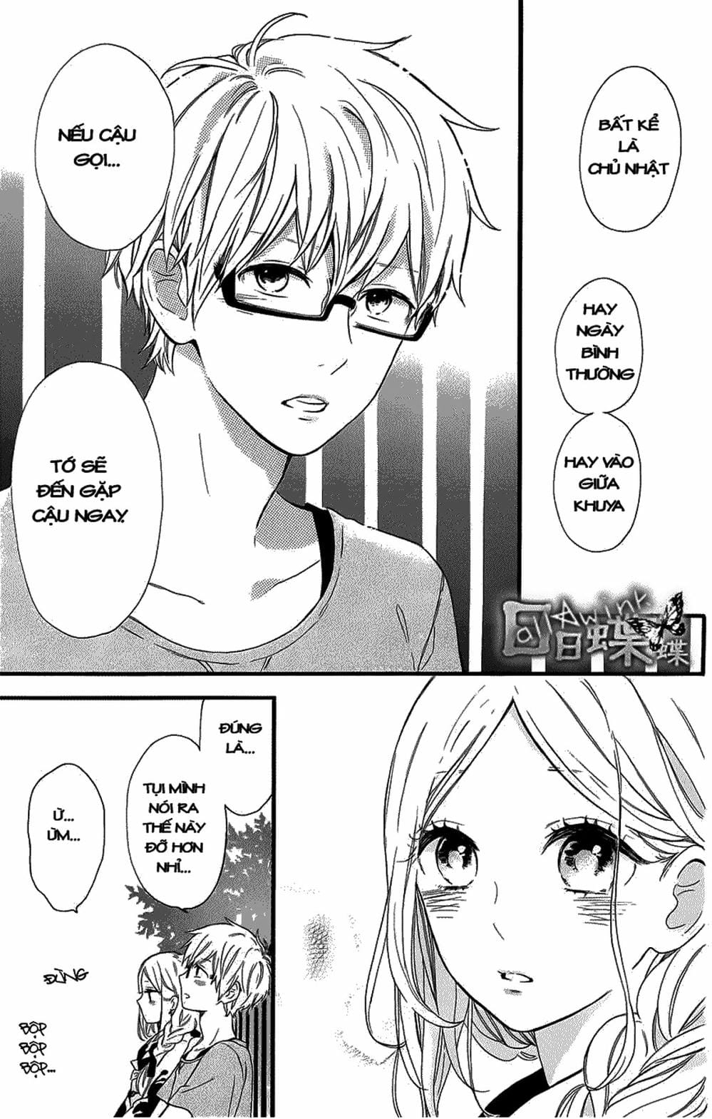 Truyện Tranh Tình Yêu Tuổi Teen Ngọt Ngào - Hibi Chouchou trang 4