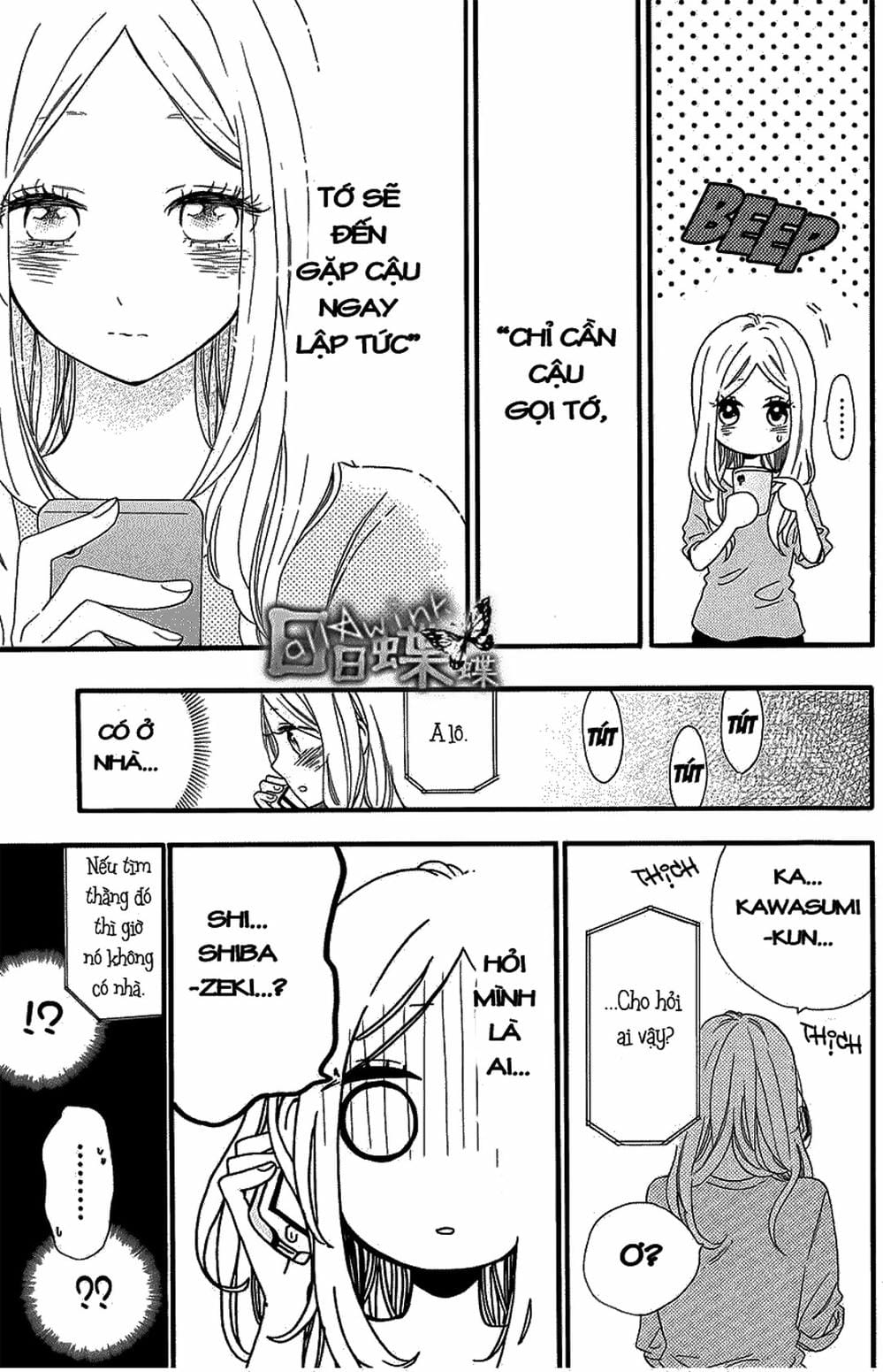 Truyện Tranh Tình Yêu Tuổi Teen Ngọt Ngào - Hibi Chouchou trang 4