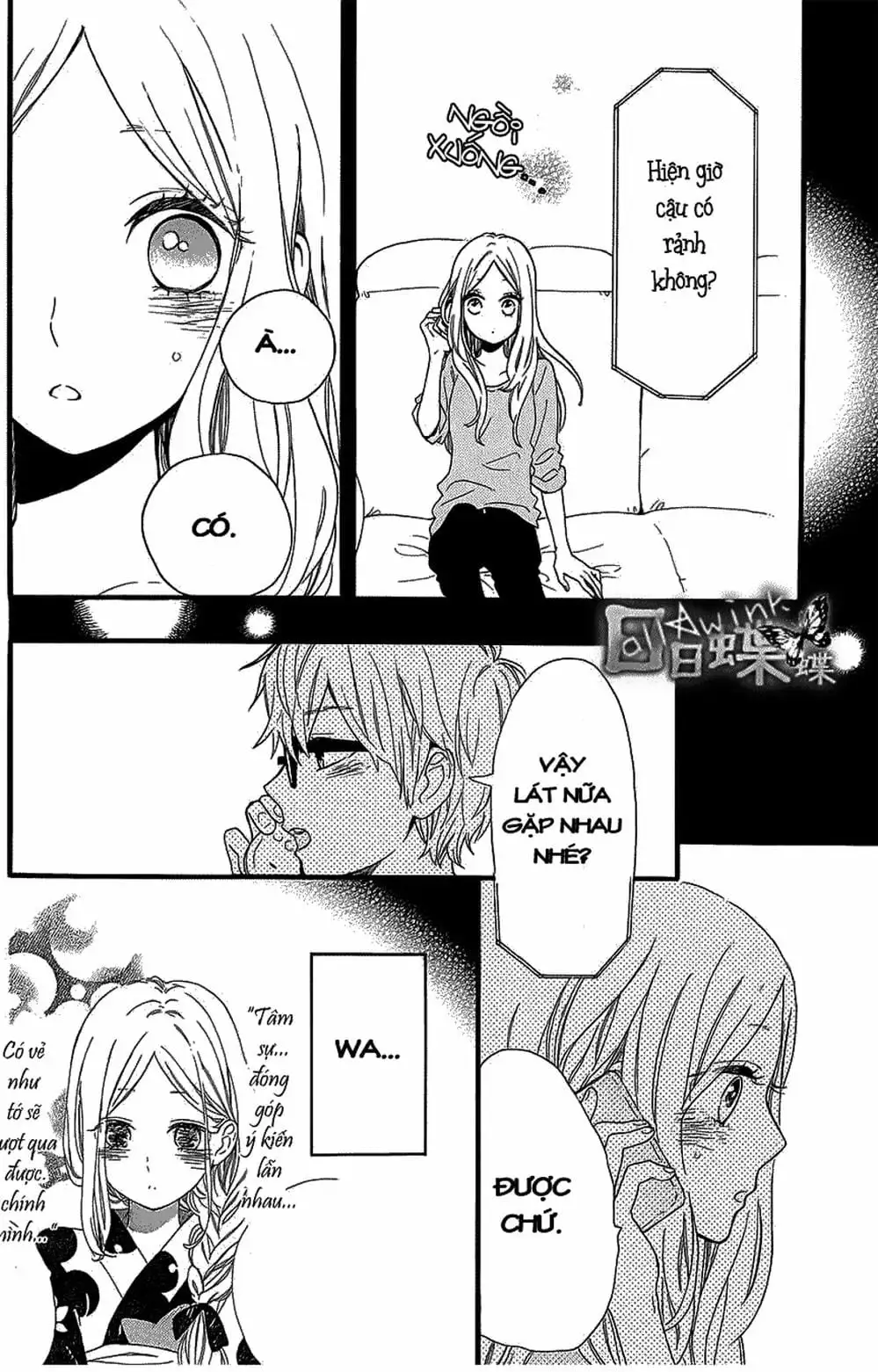 Truyện Tranh Tình Yêu Tuổi Teen Ngọt Ngào - Hibi Chouchou trang 4