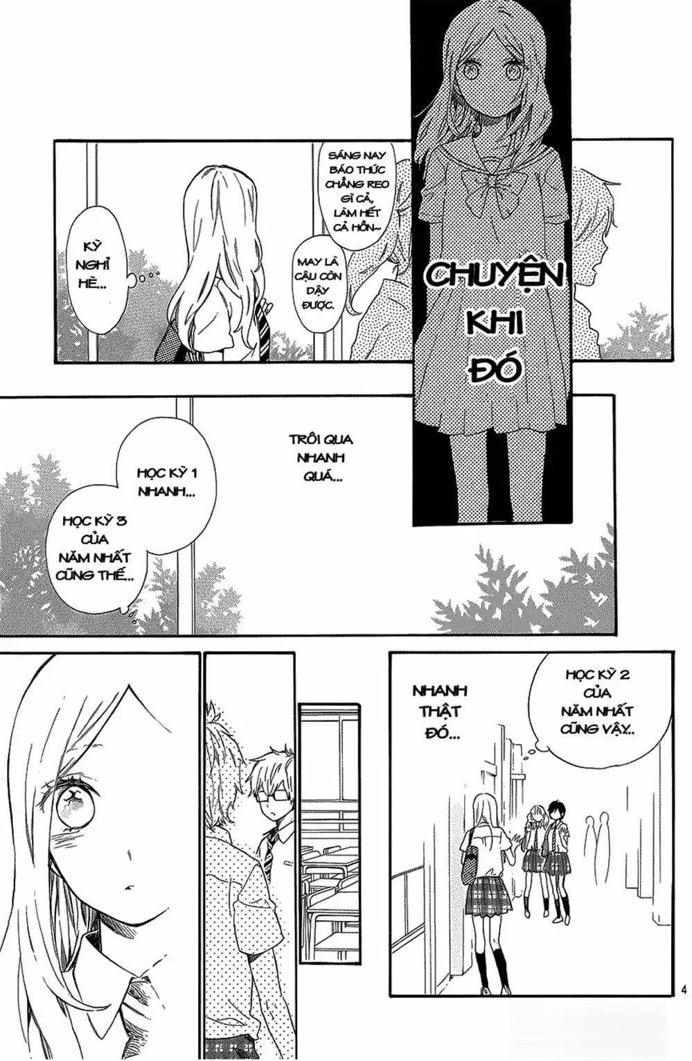 Truyện Tranh Tình Yêu Tuổi Teen Ngọt Ngào - Hibi Chouchou trang 4