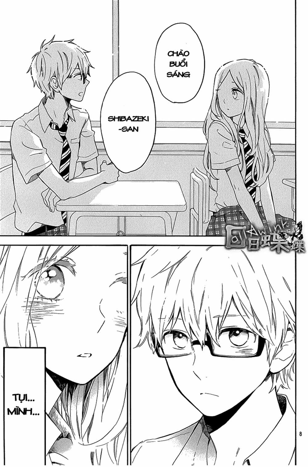 Truyện Tranh Tình Yêu Tuổi Teen Ngọt Ngào - Hibi Chouchou trang 4
