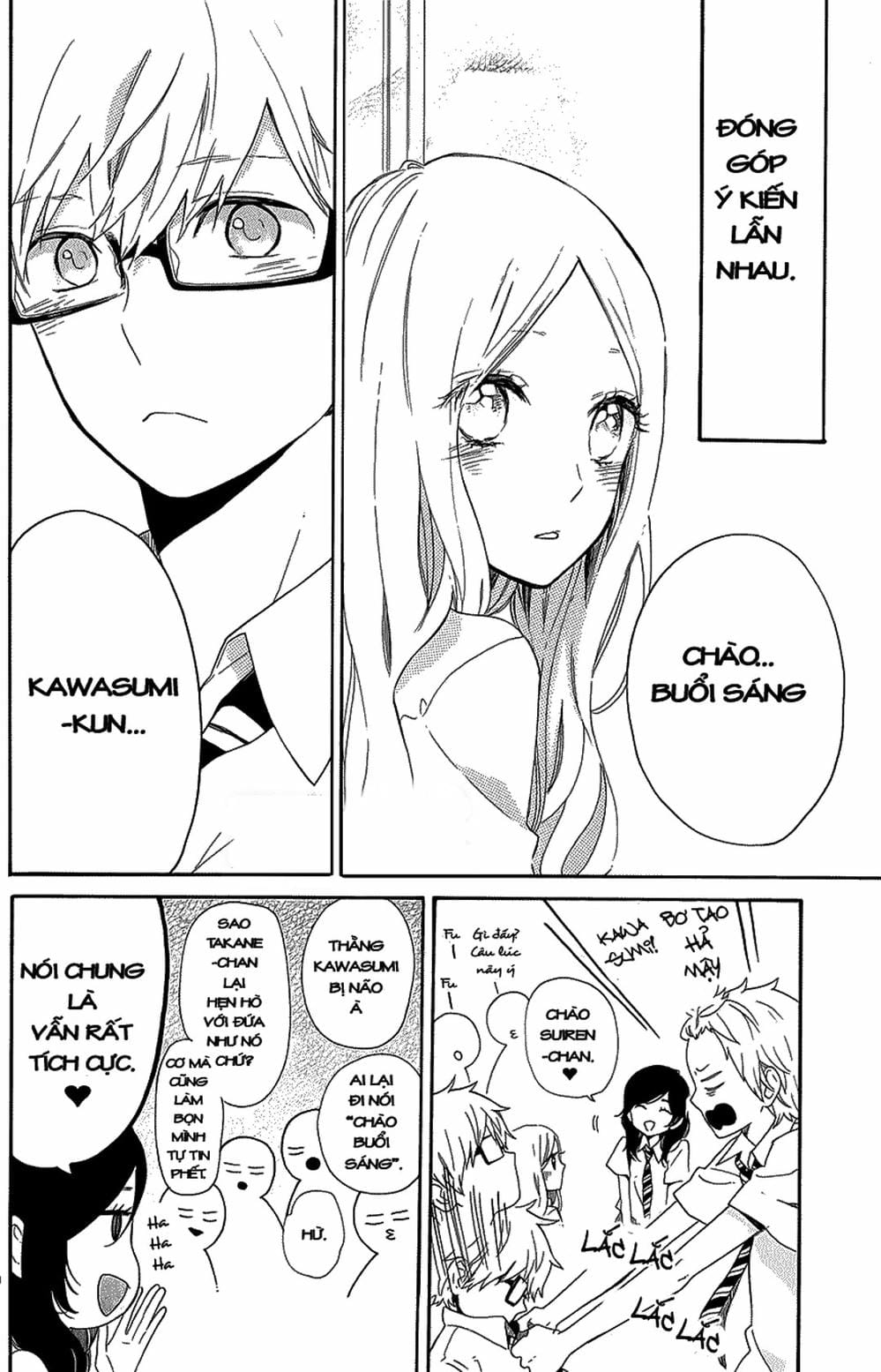 Truyện Tranh Tình Yêu Tuổi Teen Ngọt Ngào - Hibi Chouchou trang 4