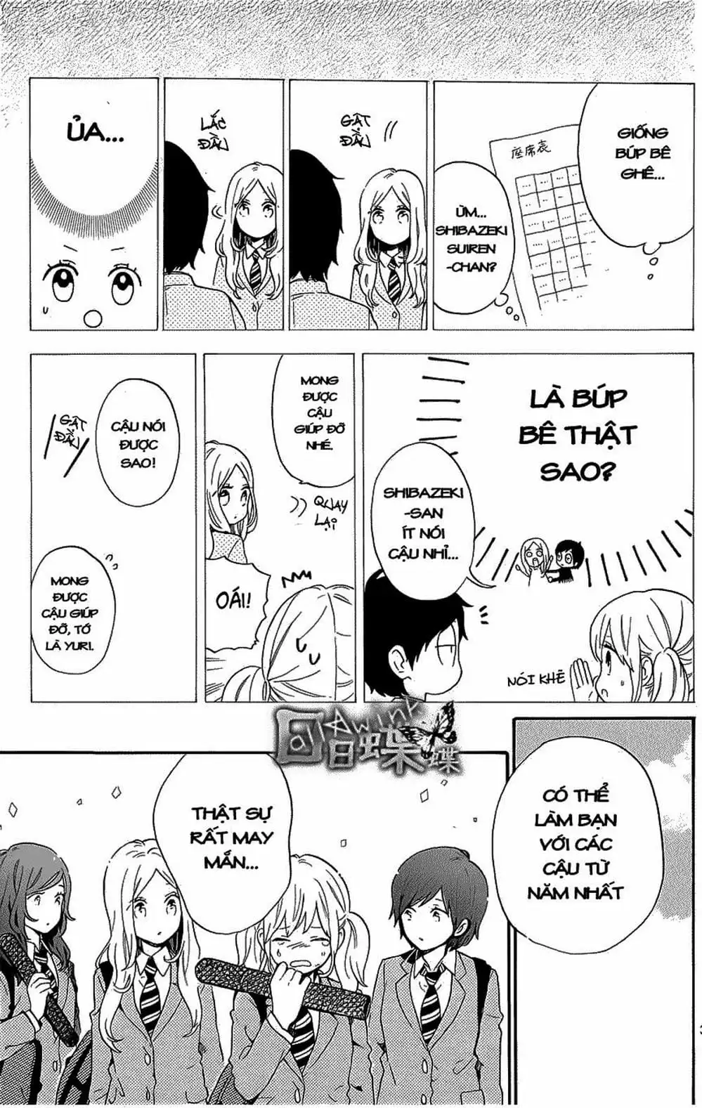 Truyện Tranh Tình Yêu Tuổi Teen Ngọt Ngào - Hibi Chouchou trang 4