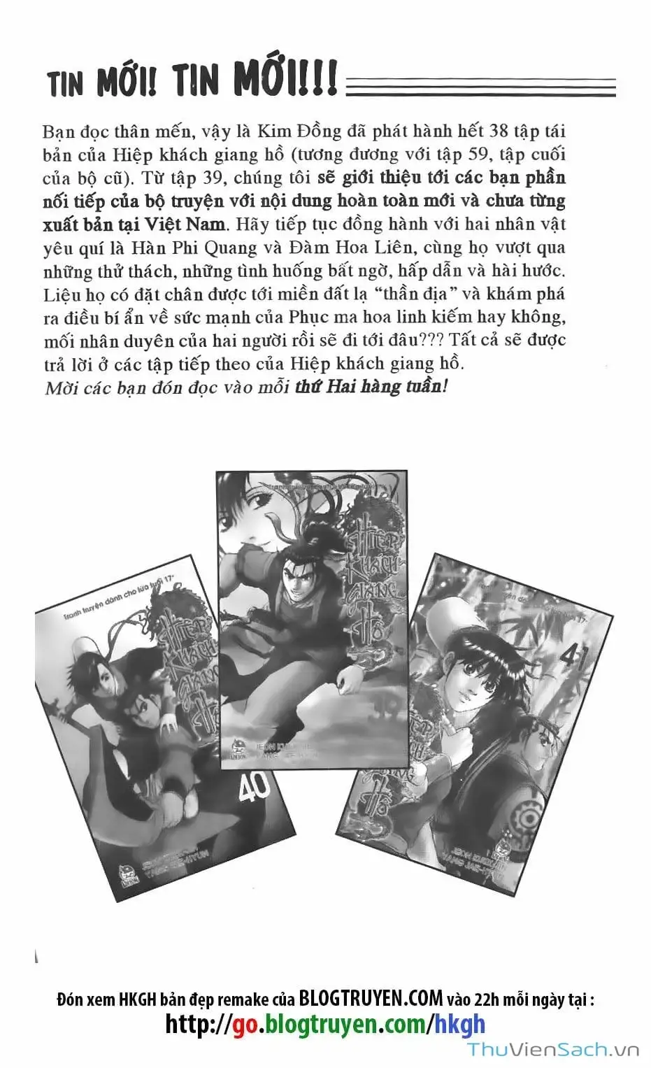 Truyện Tranh Hiệp Khách Giang Hồ trang 4
