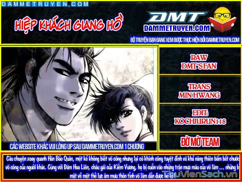 Truyện Tranh Hiệp Khách Giang Hồ trang 4