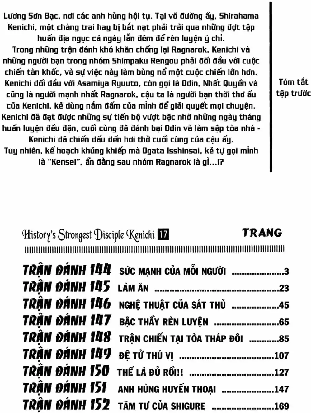 Truyện Tranh Kenichi Võ Sĩ Mạnh Nhất - History’s Strongest Disciple Kenichi trang 5