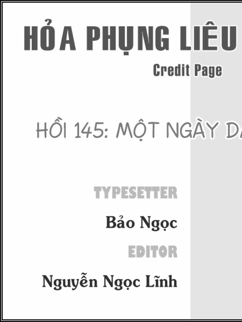 Truyện Tranh Hỏa Phụng Liêu Nguyên trang 3