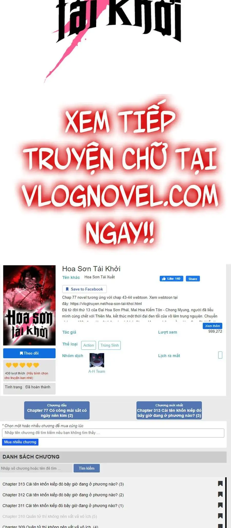 Truyện Tranh Hoa Sơn Tái Khởi trang 6