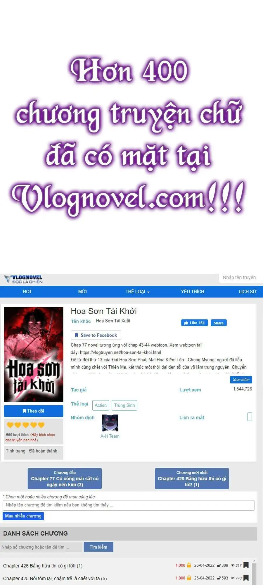 Truyện Tranh Hoa Sơn Tái Khởi trang 6