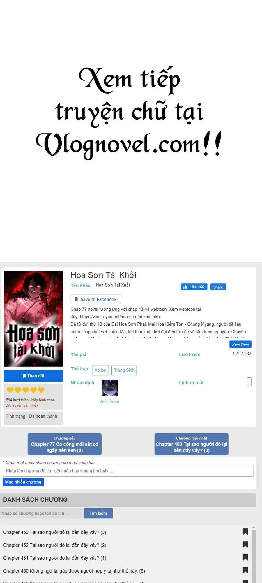 Truyện Tranh Hoa Sơn Tái Khởi trang 6
