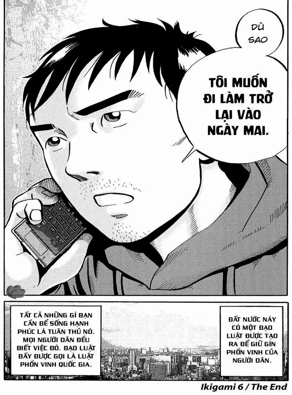 Truyện Tranh Giấy Báo Tử - Ikigami trang 6