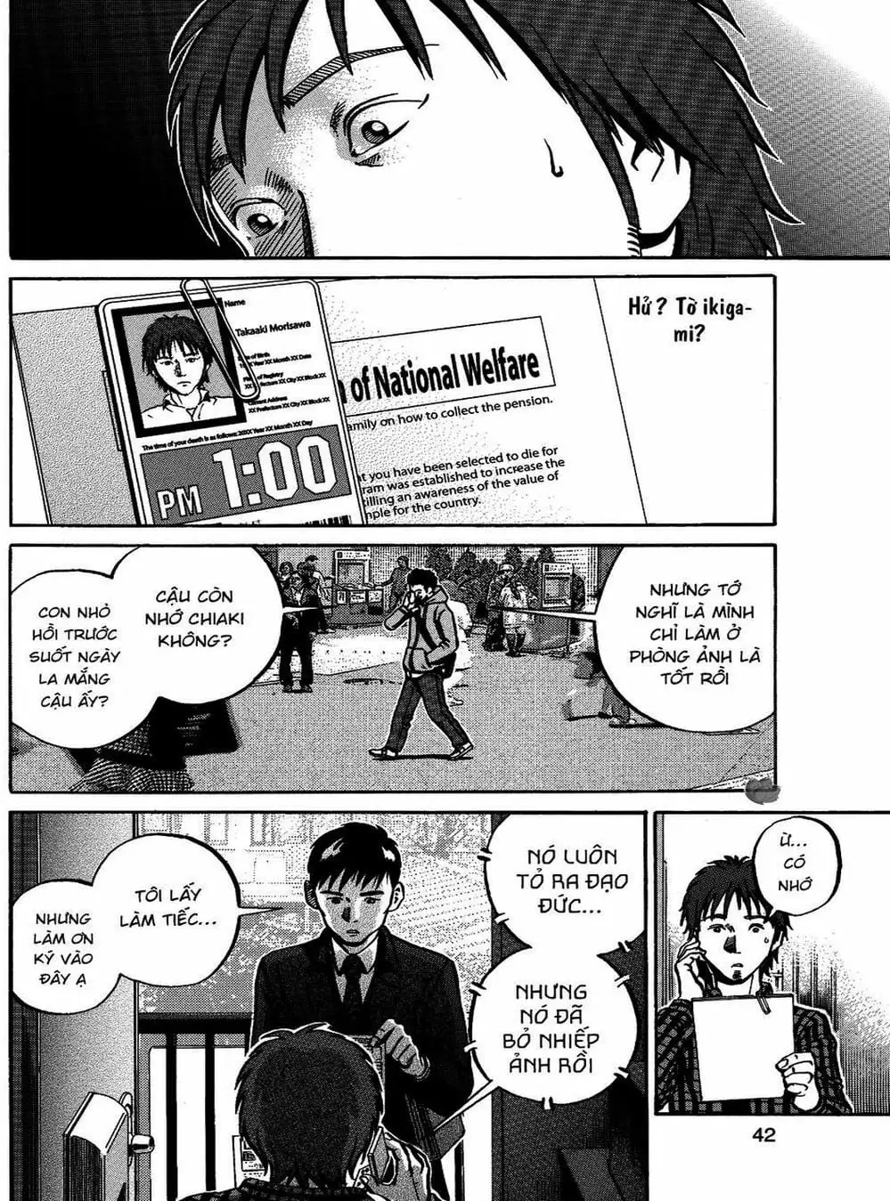 Truyện Tranh Giấy Báo Tử - Ikigami trang 6