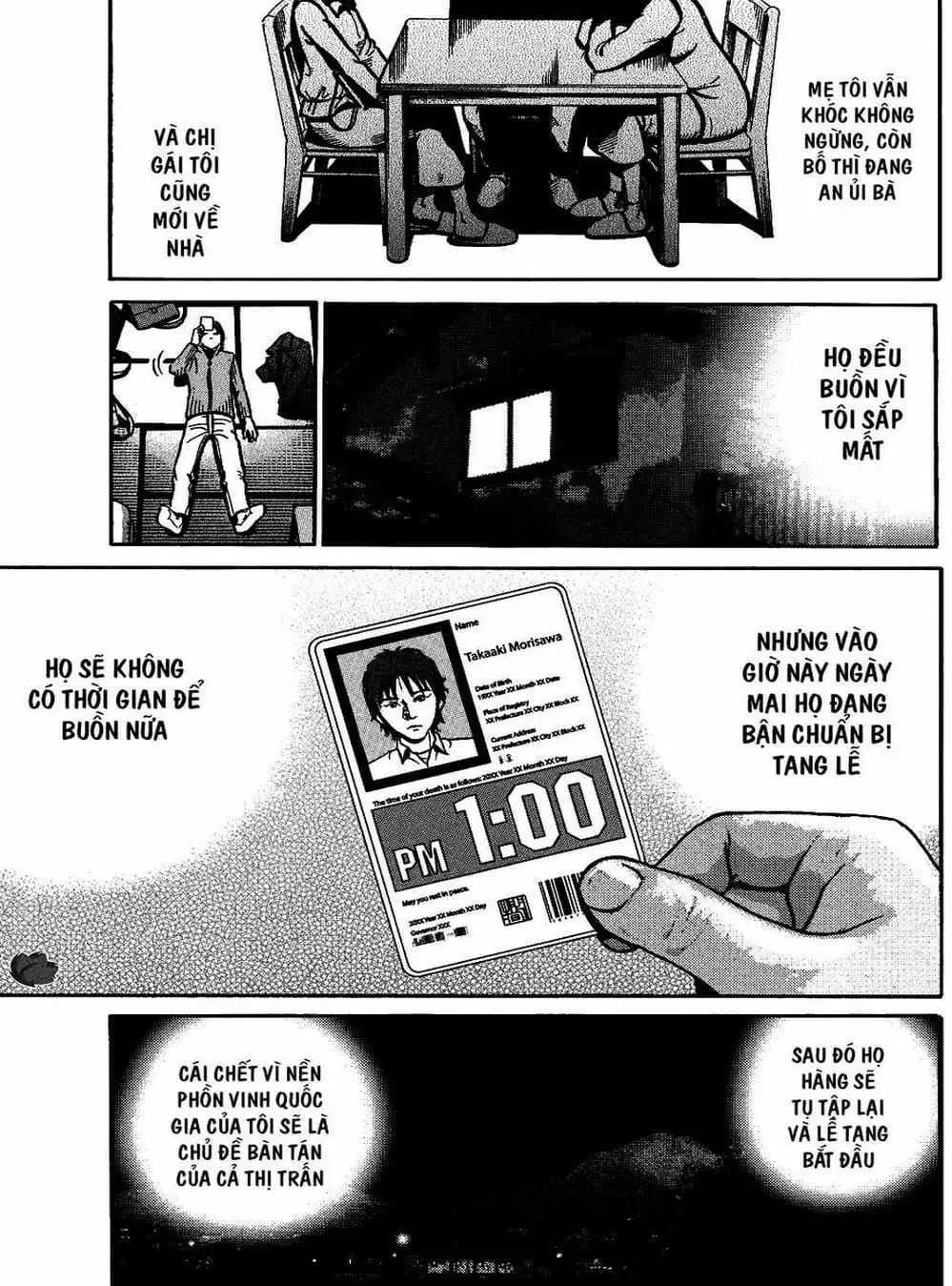 Truyện Tranh Giấy Báo Tử - Ikigami trang 6