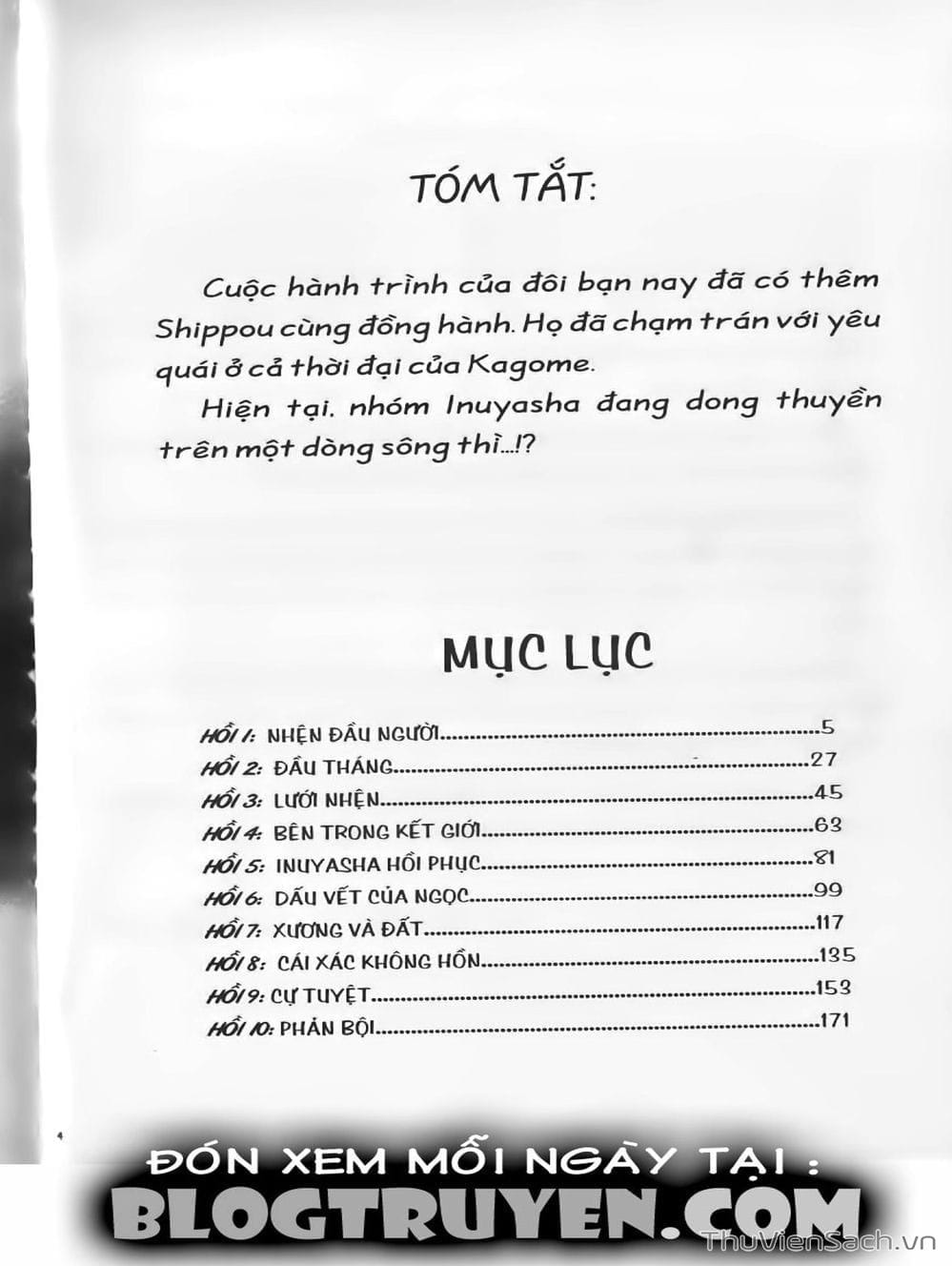 Truyện Tranh Khuyển Dạ Xoa - Inuyasha trang 5