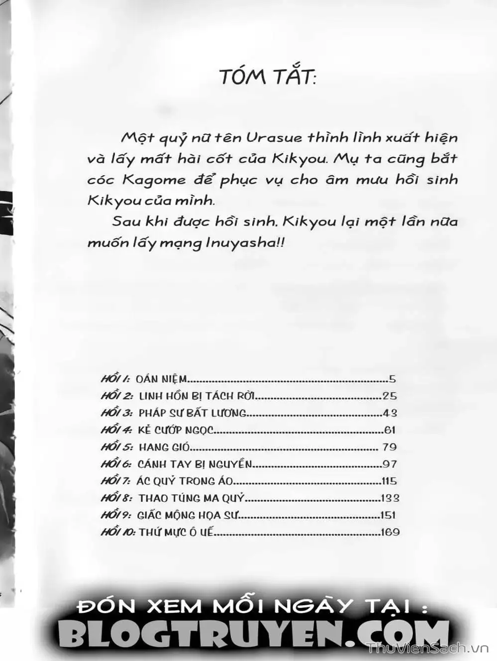Truyện Tranh Khuyển Dạ Xoa - Inuyasha trang 5