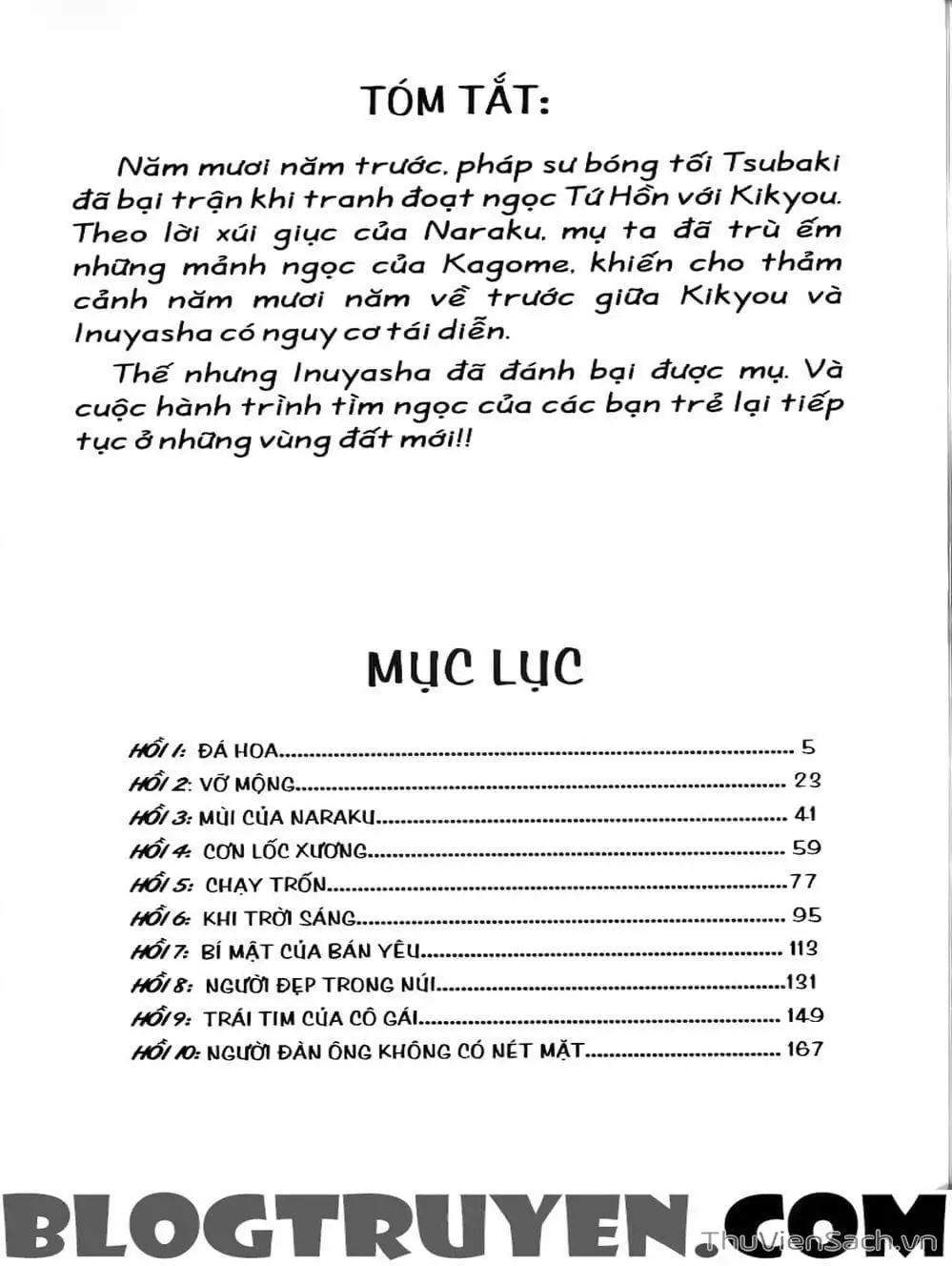 Truyện Tranh Khuyển Dạ Xoa - Inuyasha trang 5