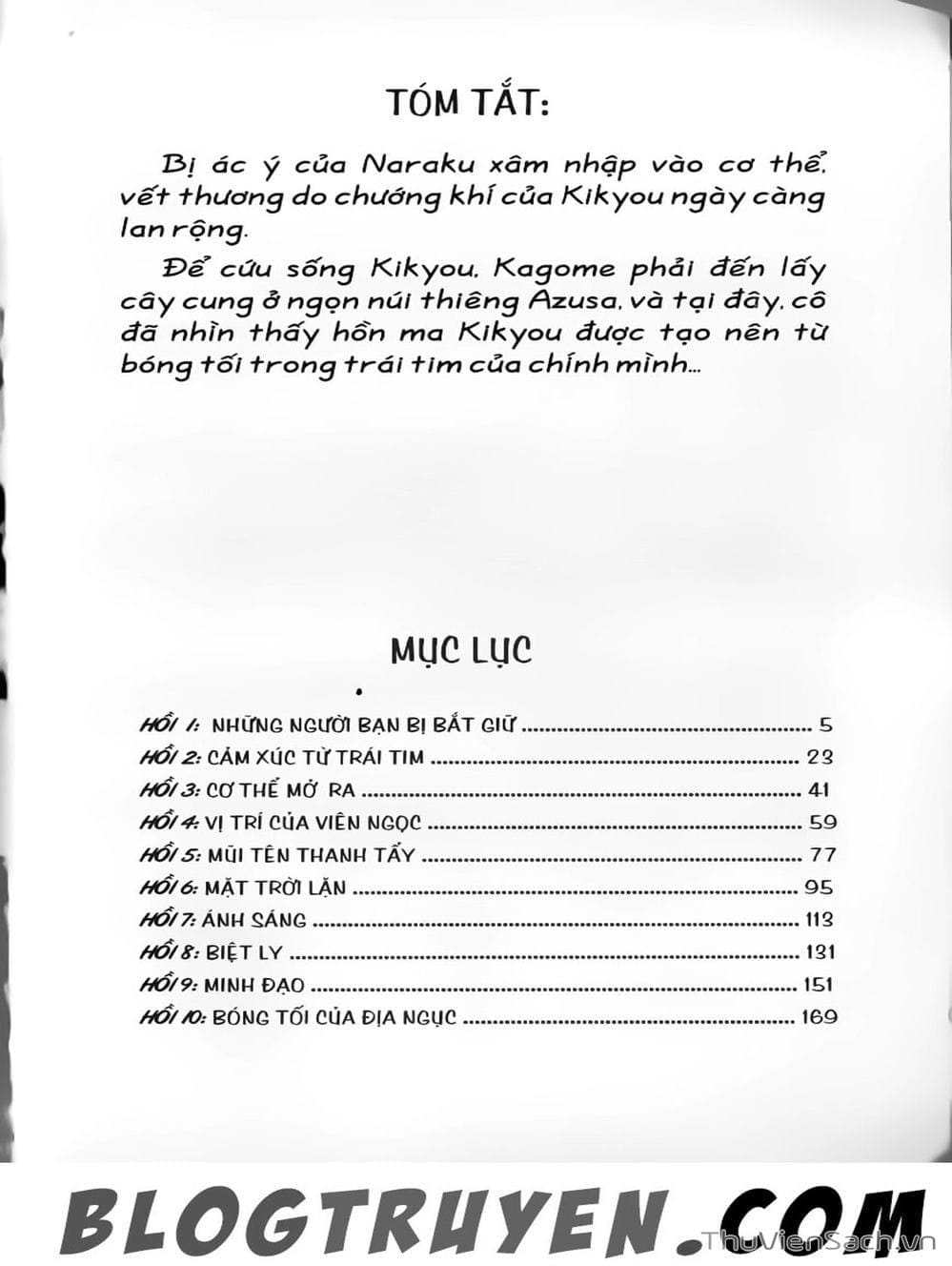 Truyện Tranh Khuyển Dạ Xoa - Inuyasha trang 5