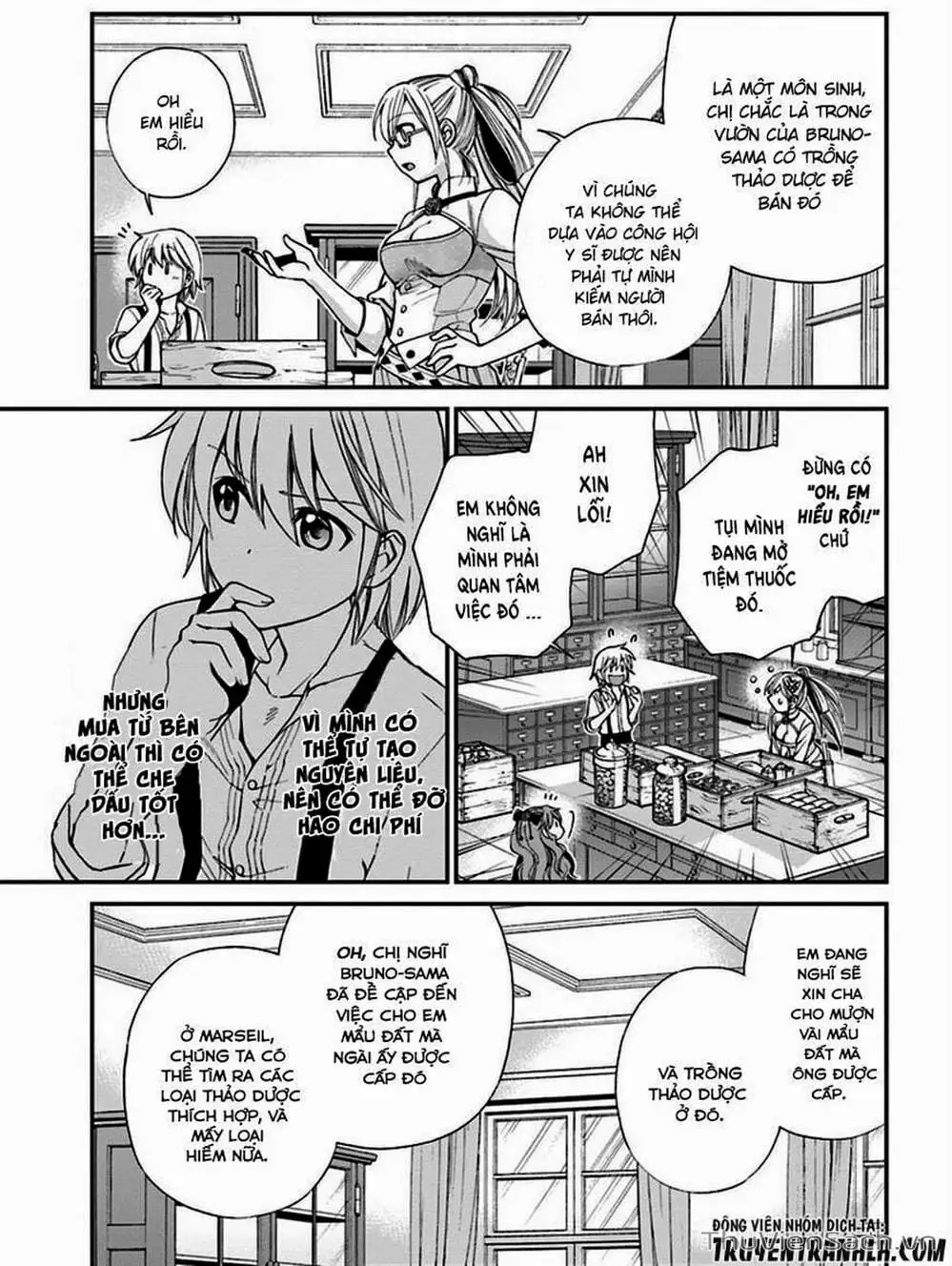 Truyện Tranh Hiệu Thuốc Tại Dị Giới - Isekai Yakkyoku trang 7