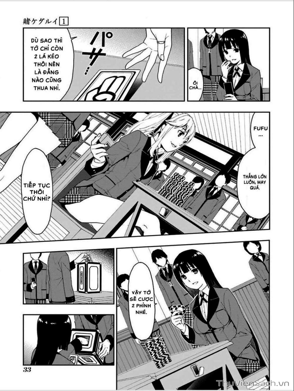 Truyện Tranh Học Viện Đỏ Đen - Kakegurui trang 3