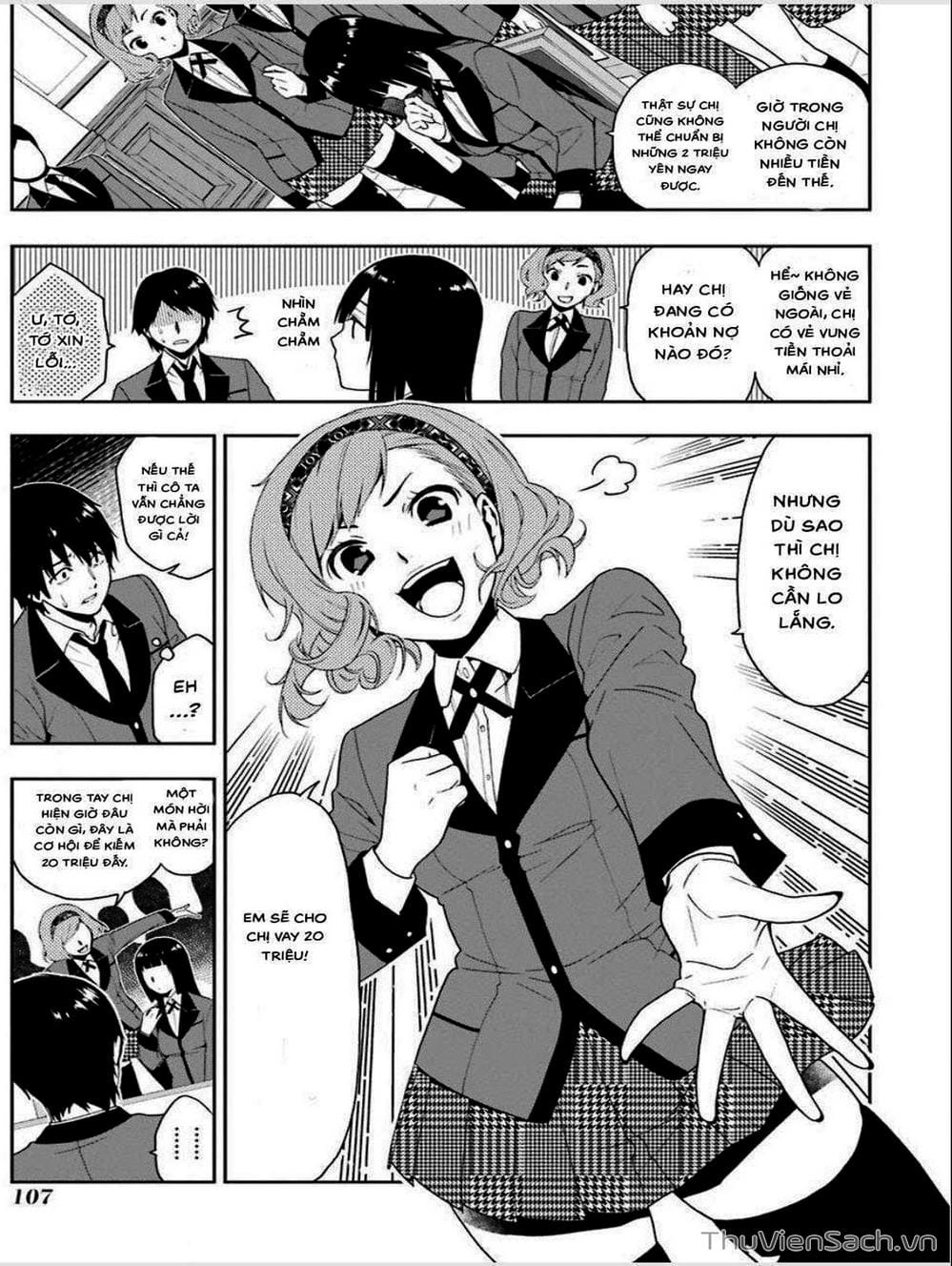 Truyện Tranh Học Viện Đỏ Đen - Kakegurui trang 3