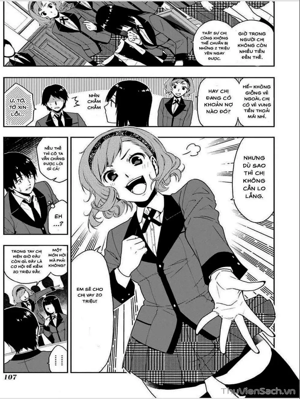 Truyện Tranh Học Viện Đỏ Đen - Kakegurui trang 3