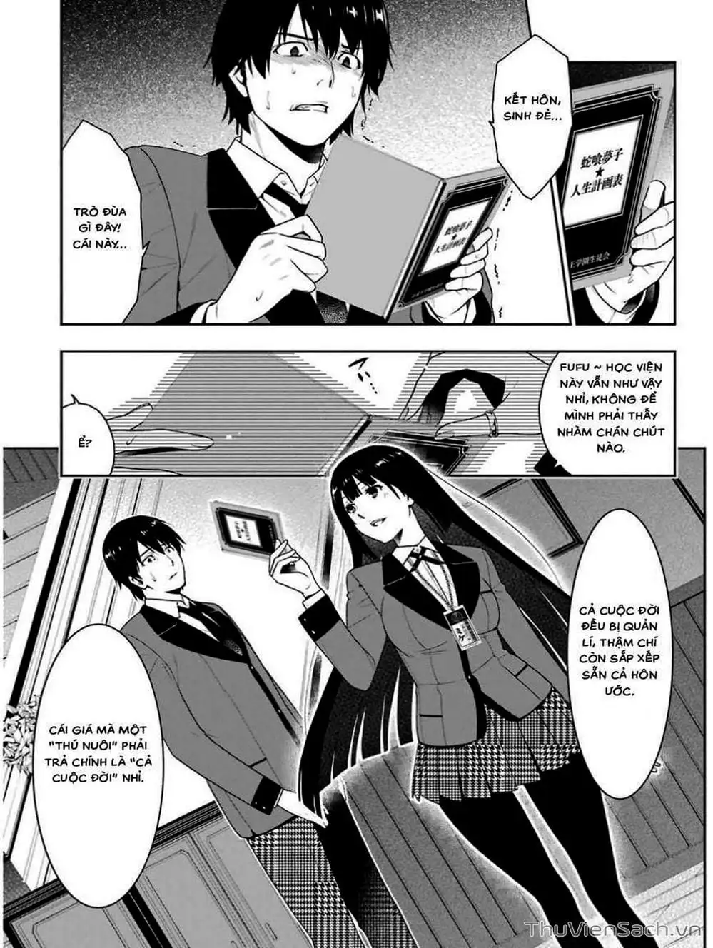 Truyện Tranh Học Viện Đỏ Đen - Kakegurui trang 3