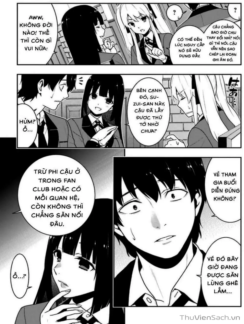 Truyện Tranh Học Viện Đỏ Đen - Kakegurui trang 3