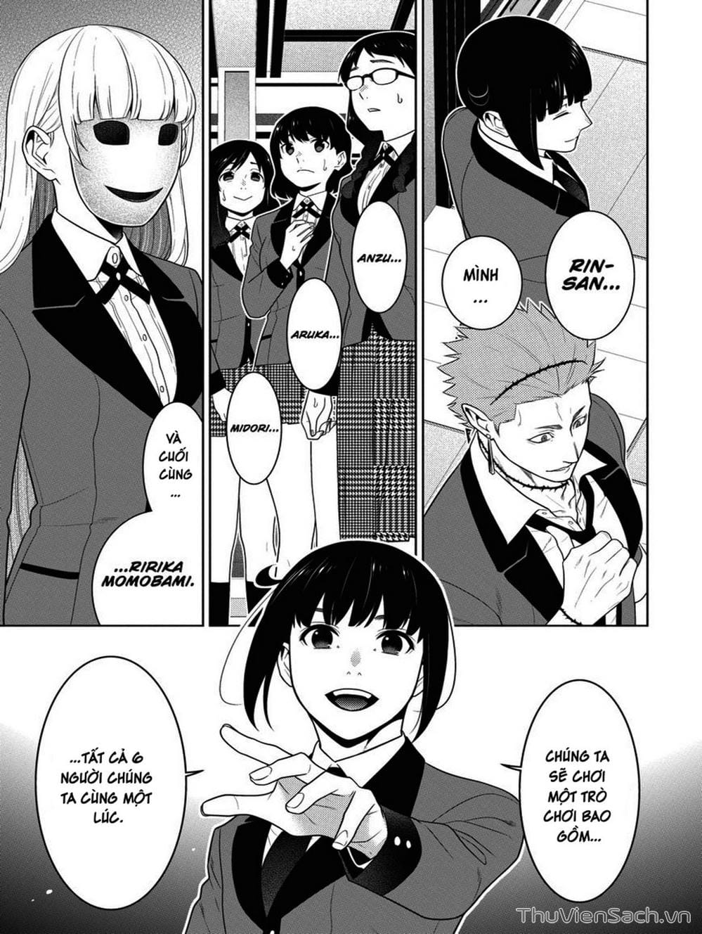 Truyện Tranh Học Viện Đỏ Đen - Kakegurui trang 3