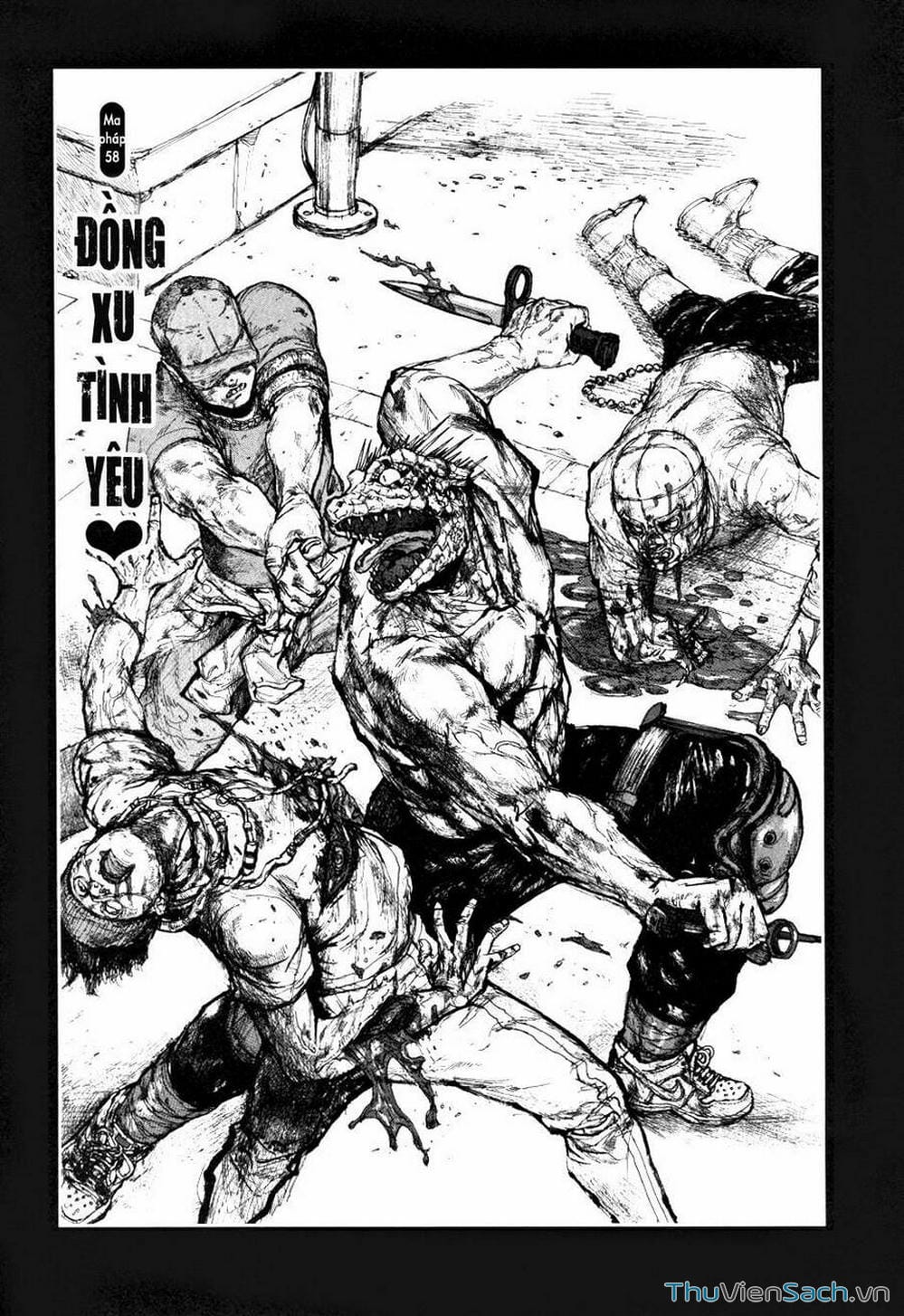 Truyện Tranh Kẻ Mất Trí Và Thế Giới Ma Thuật - Dorohedoro trang 5