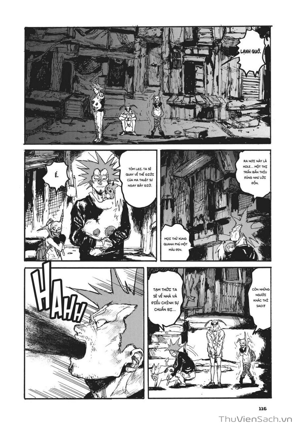 Truyện Tranh Kẻ Mất Trí Và Thế Giới Ma Thuật - Dorohedoro trang 5