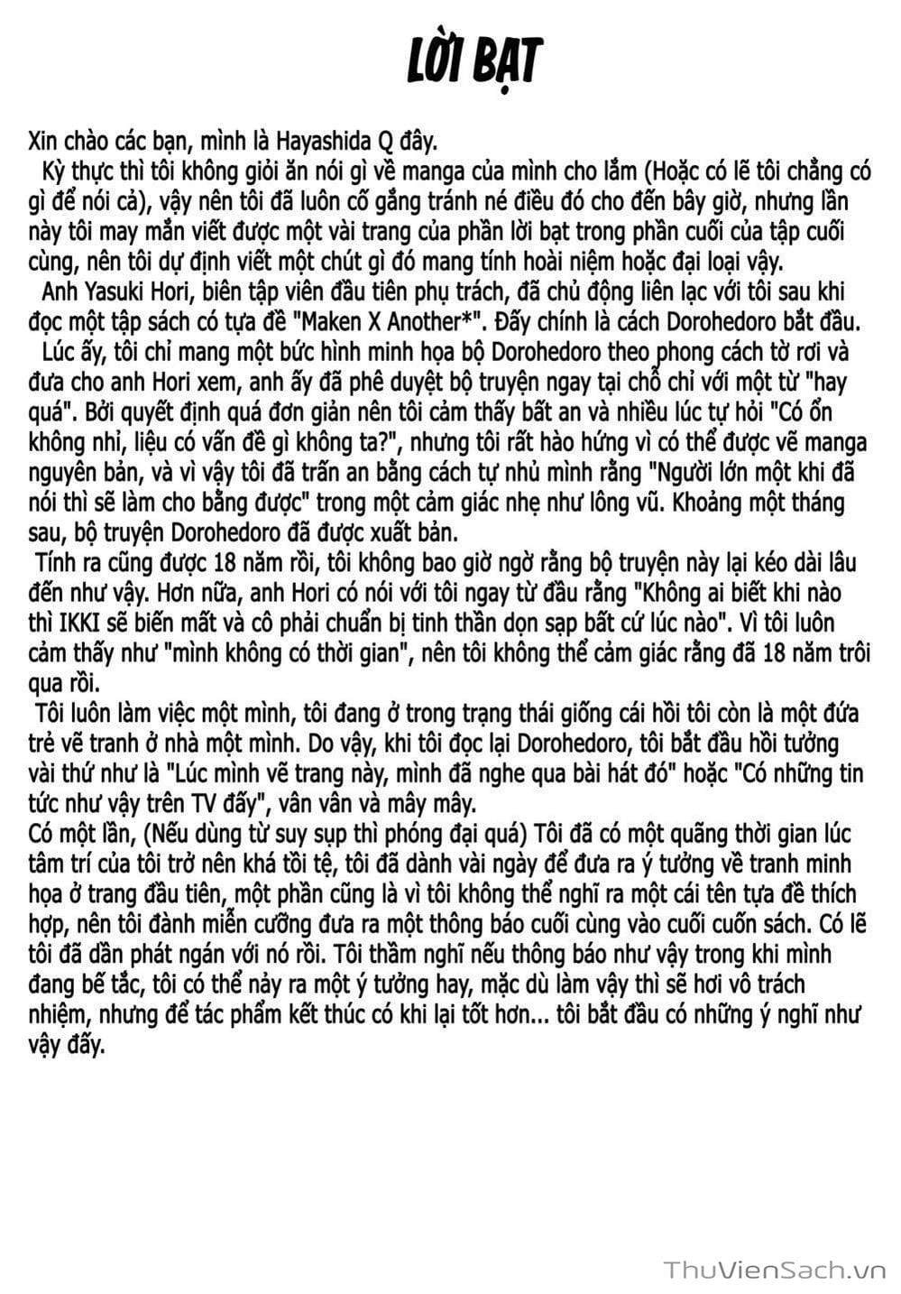 Truyện Tranh Kẻ Mất Trí Và Thế Giới Ma Thuật - Dorohedoro trang 5