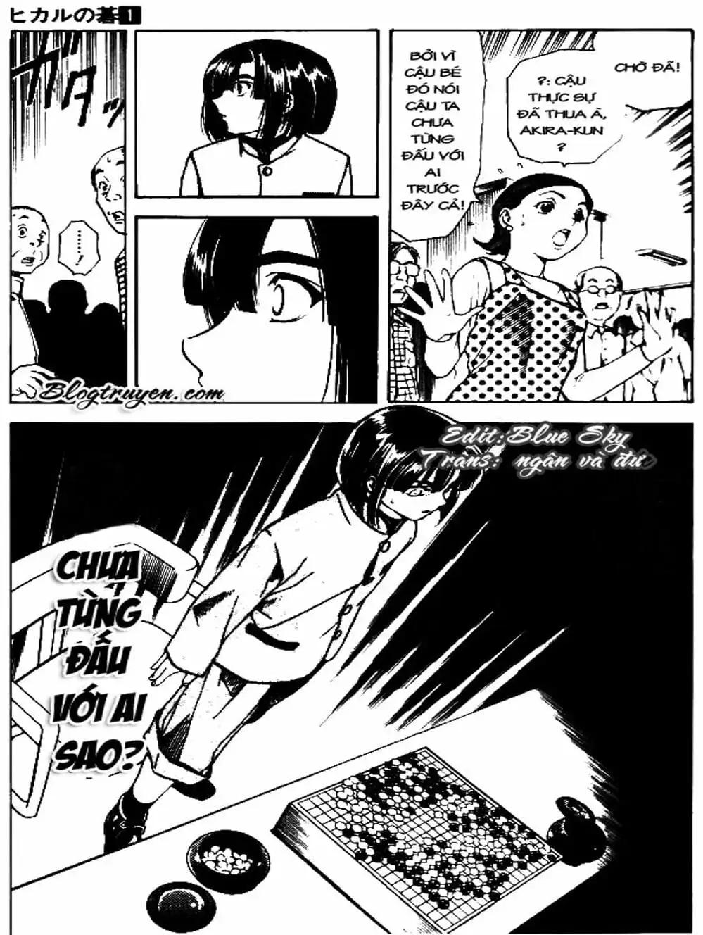 Truyện Tranh Kì Thủ Cờ Vây - Hikaru No Go trang 6