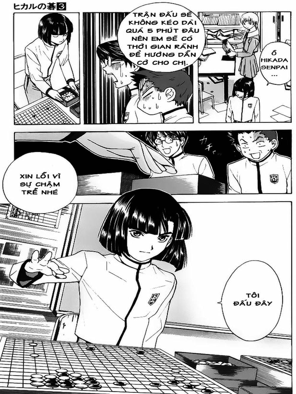 Truyện Tranh Kì Thủ Cờ Vây - Hikaru No Go trang 6