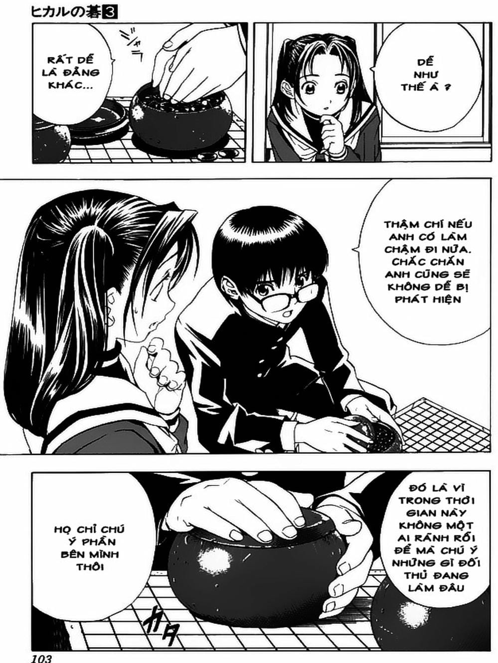 Truyện Tranh Kì Thủ Cờ Vây - Hikaru No Go trang 6