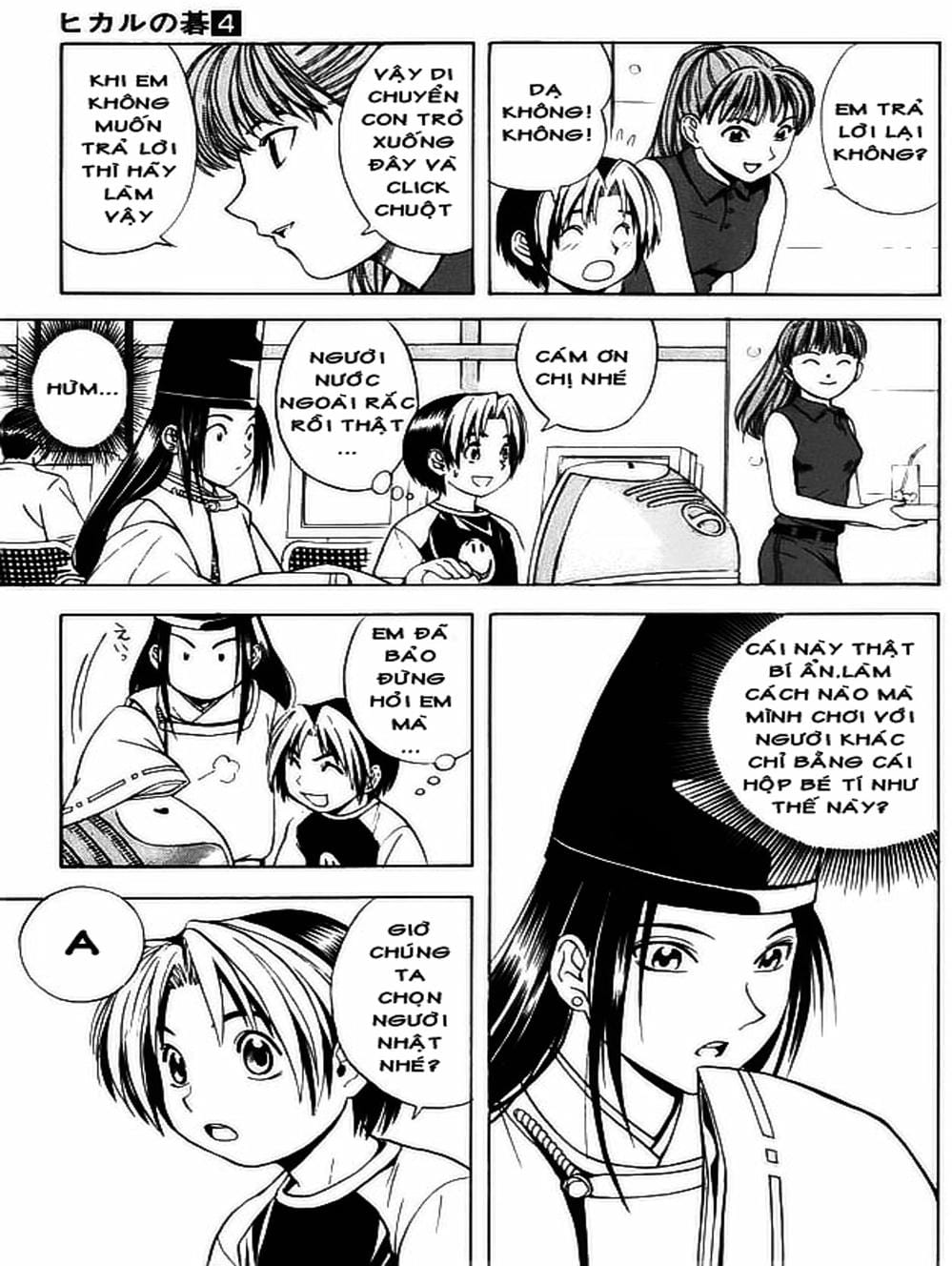 Truyện Tranh Kì Thủ Cờ Vây - Hikaru No Go trang 6