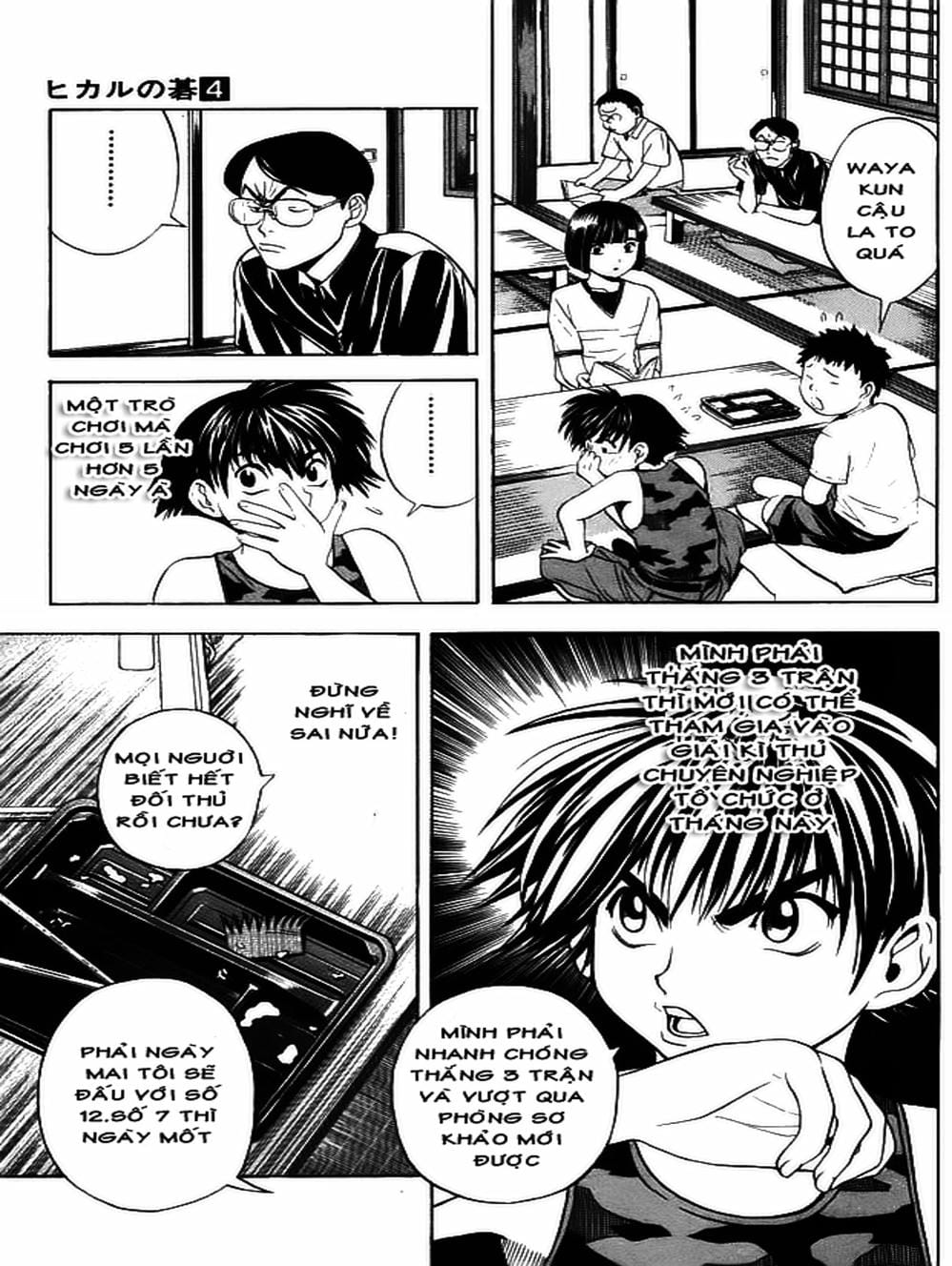 Truyện Tranh Kì Thủ Cờ Vây - Hikaru No Go trang 6