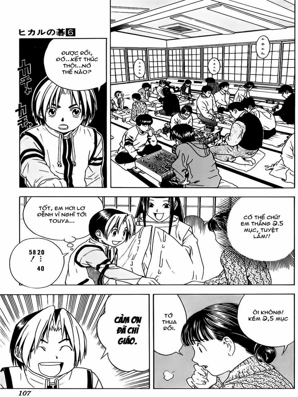 Truyện Tranh Kì Thủ Cờ Vây - Hikaru No Go trang 6