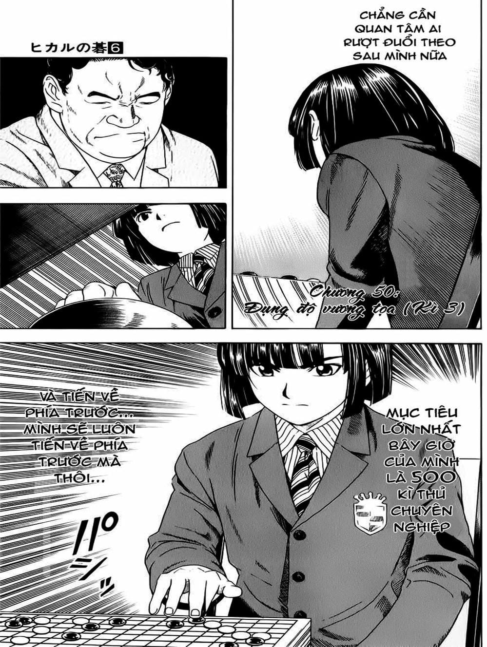 Truyện Tranh Kì Thủ Cờ Vây - Hikaru No Go trang 6