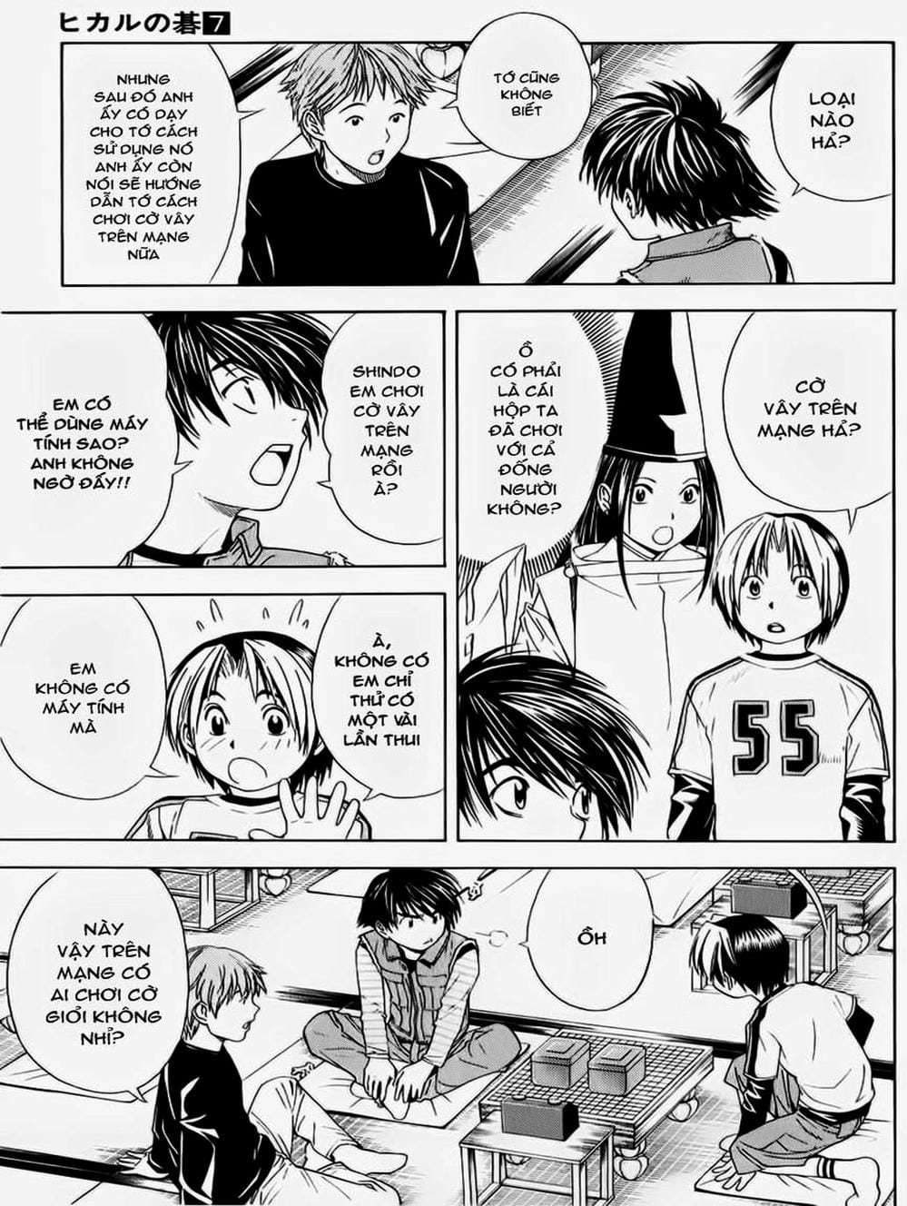 Truyện Tranh Kì Thủ Cờ Vây - Hikaru No Go trang 6