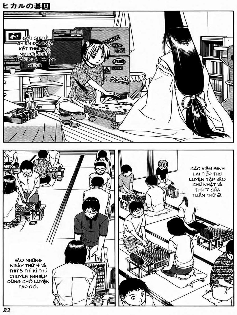 Truyện Tranh Kì Thủ Cờ Vây - Hikaru No Go trang 6