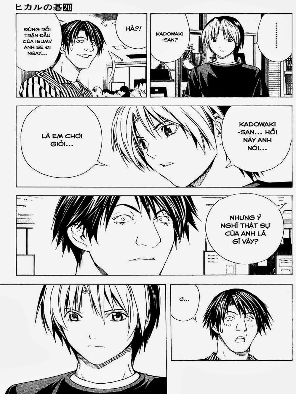 Truyện Tranh Kì Thủ Cờ Vây - Hikaru No Go trang 6