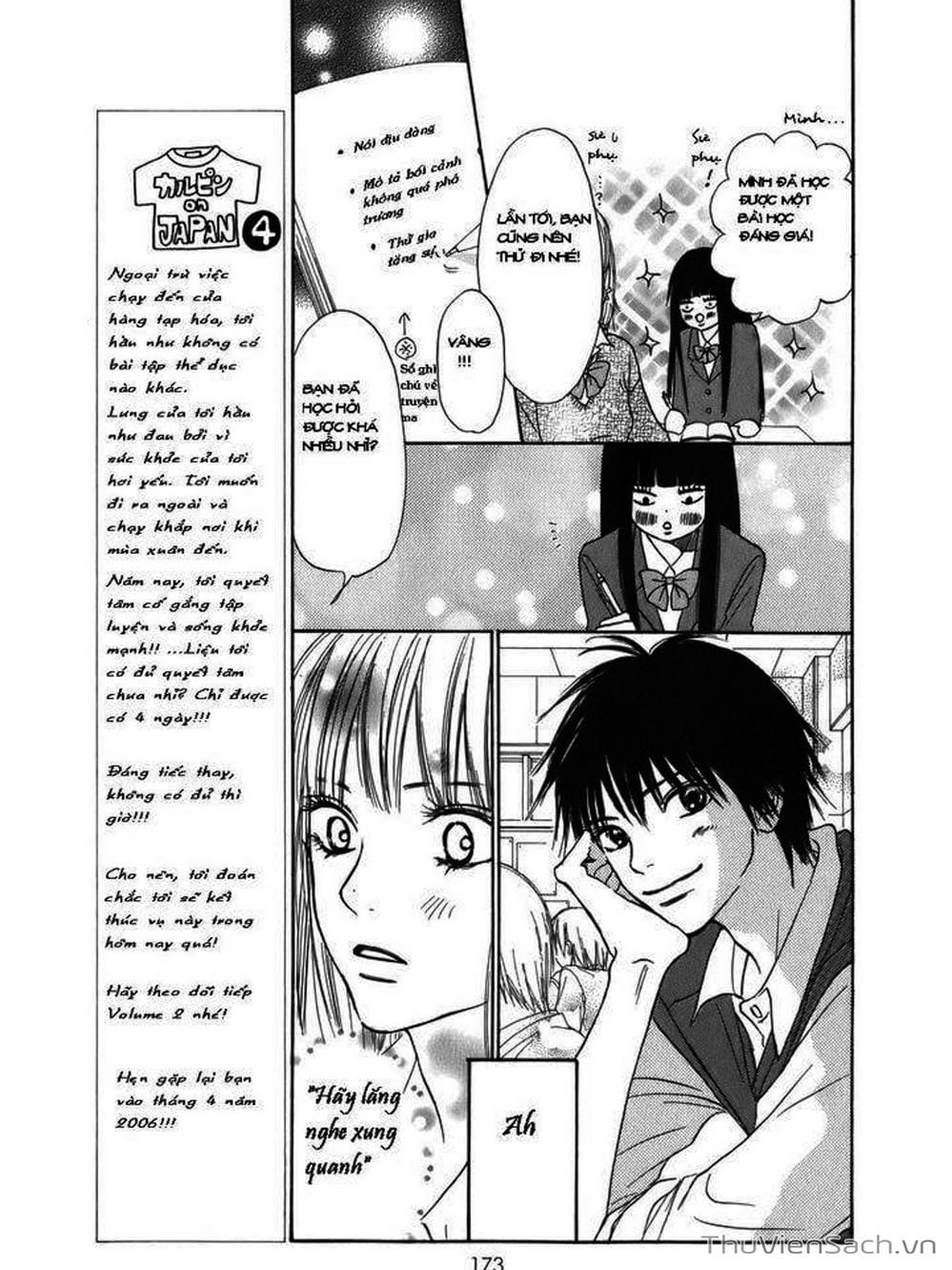 Truyện Tranh Nguyện Ước Yêu Thương - Kimi Ni Todoke trang 171